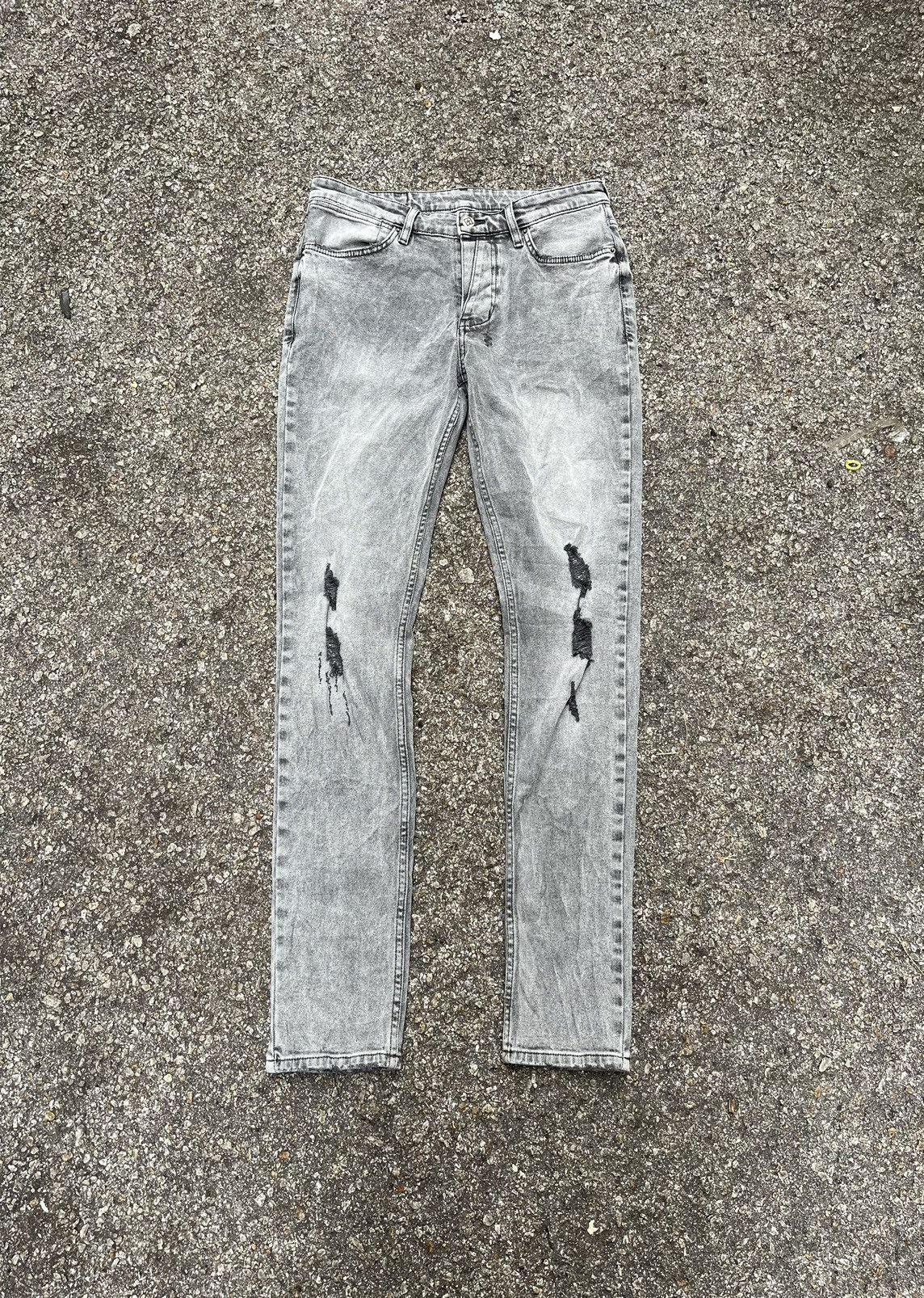 Ksubi KSUBI Skinny Denim Distressed Jeans Size US 32 / EU 48 - 1 Thumbnail