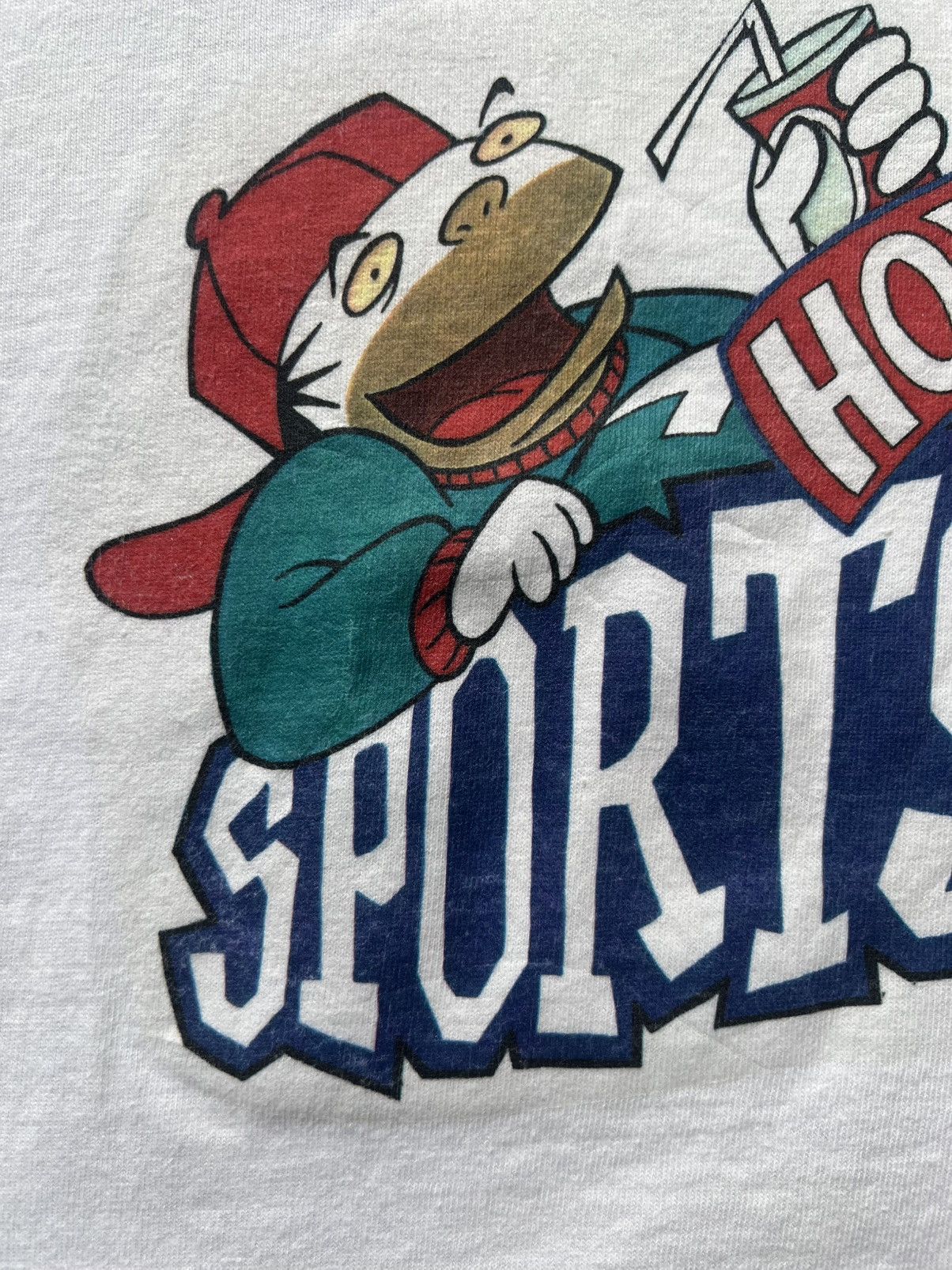 Vintage RARE 90s Hoyt N Andy’s Sportsbender TV Promo Tee Shirt Movie Size US XL / EU 56 / 4 - 5 Thumbnail