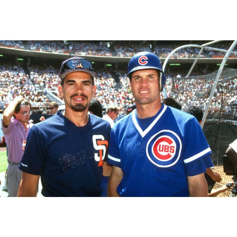 Chicago Cubs 90s STARTER jersey PINSTRIPE baseball vintage