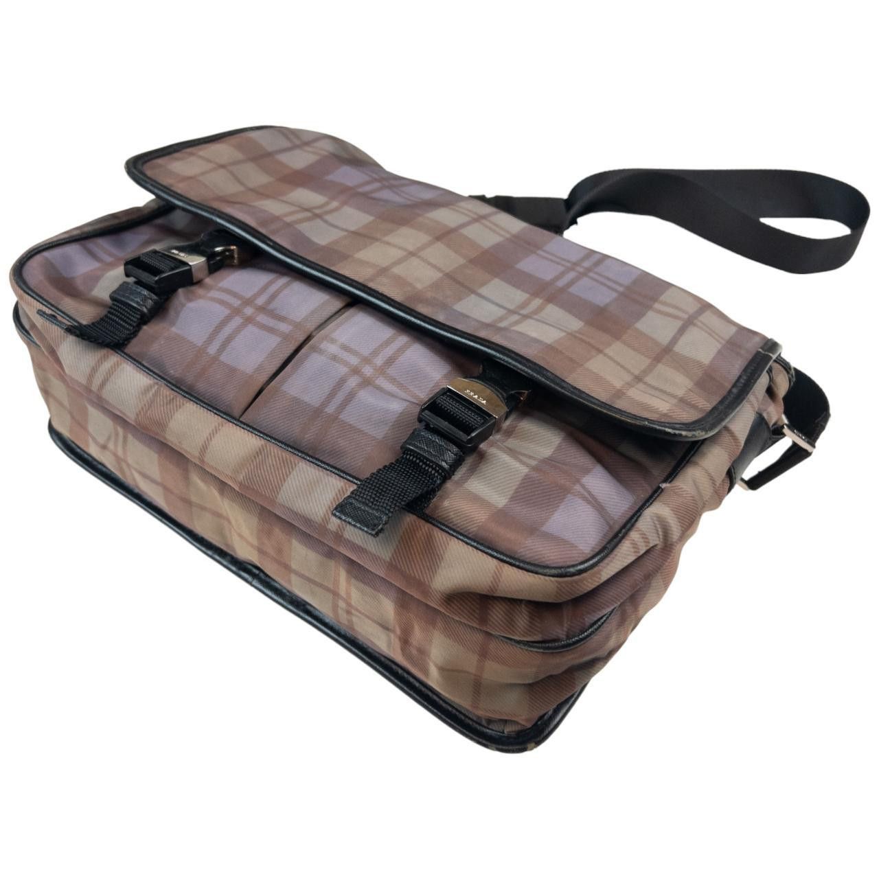 Prada Vintage Prada Tartan Cross Body Bag Size ONE SIZE - 6 Thumbnail