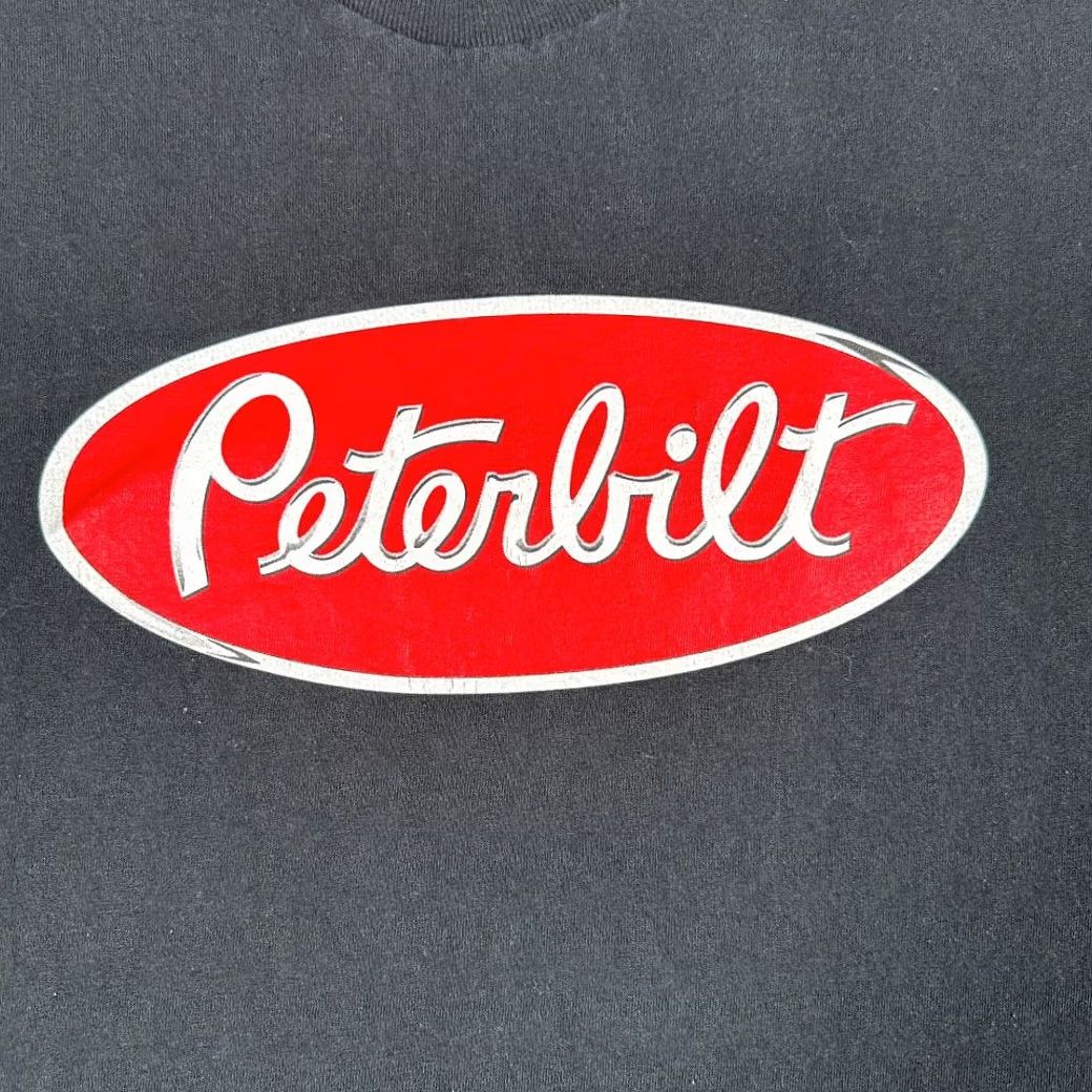 Delta VINTAGE Peterbilt Shirt Adult 2XL Black Red Logo Trucker Semi 90s Shirt Mens 2XL Black Peterbilt Logo Trucker 90s Size US XXL / EU 58 / 5 - 2 Thumbnail