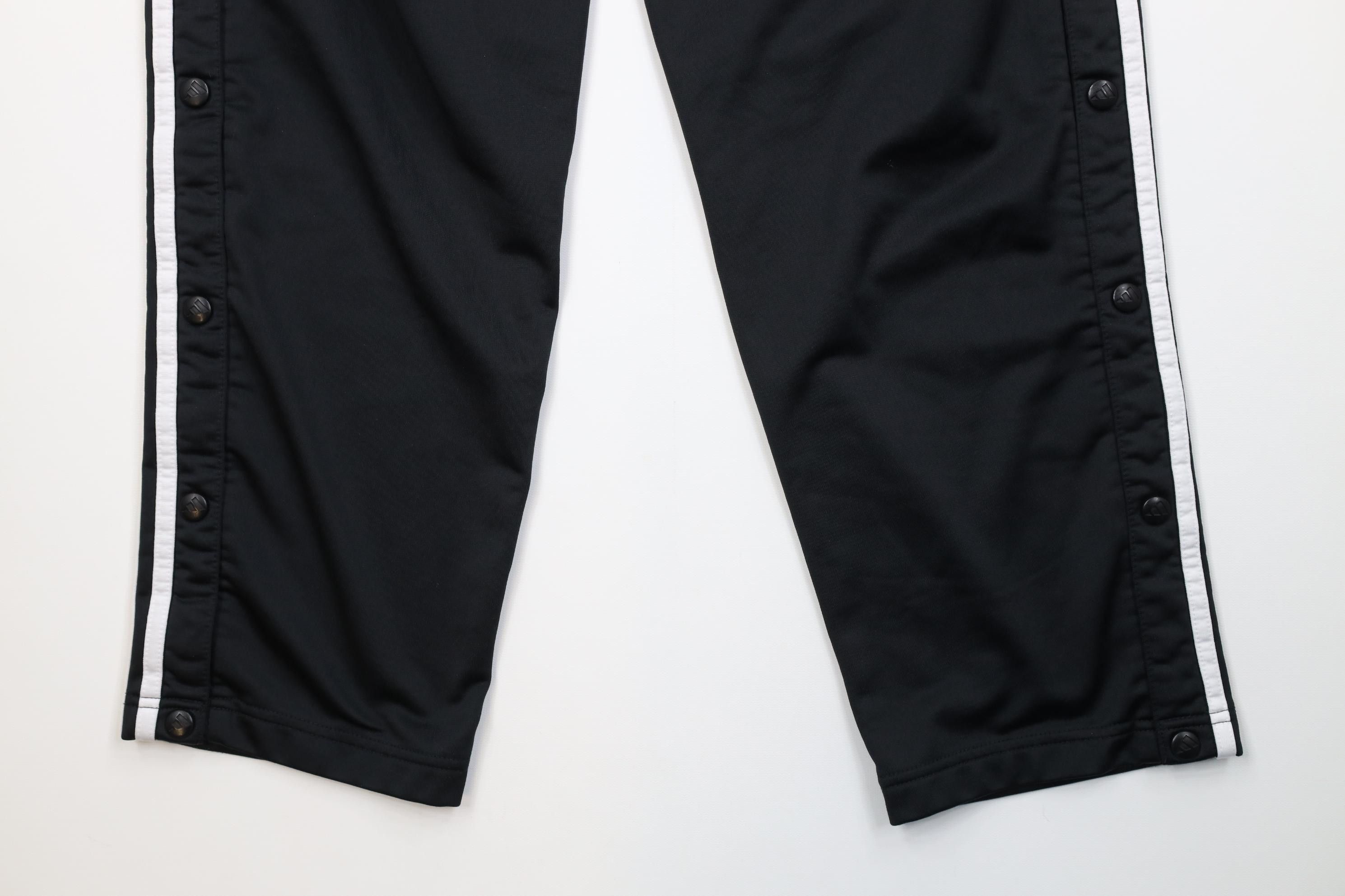 Adidas Vintage Y2K 2001 Adidas Tearaway Sweatpants Pants Black Size US 36 / EU 52 - 12 Thumbnail