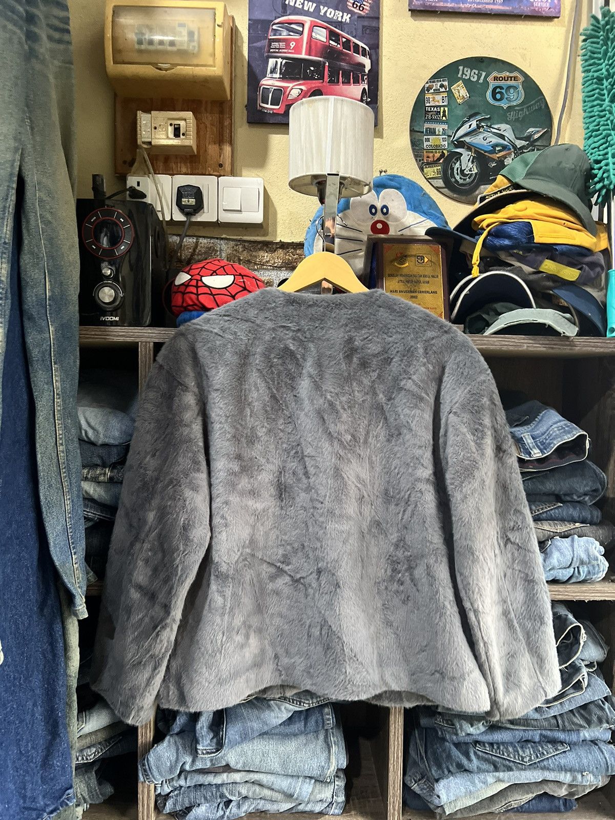Uniqlo 🔥Uniqlo Faux Fur Button Cardigan Size M / US 6-8 / IT 42-44 - 3 Thumbnail