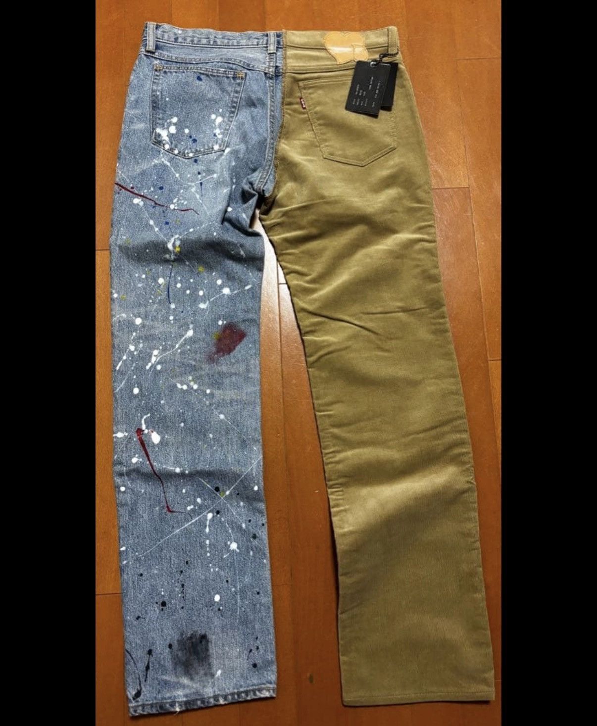 Number (N)ine Number nine 06ss Guns Hybrid Studs painter denim archive Size US 32 / EU 48 - 2 Thumbnail