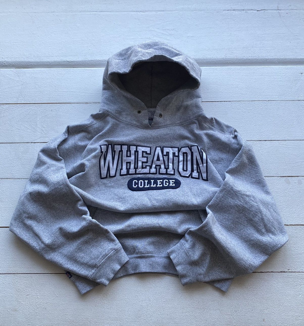 90s Wheaton College Illinois State USA Oversized Hoodie