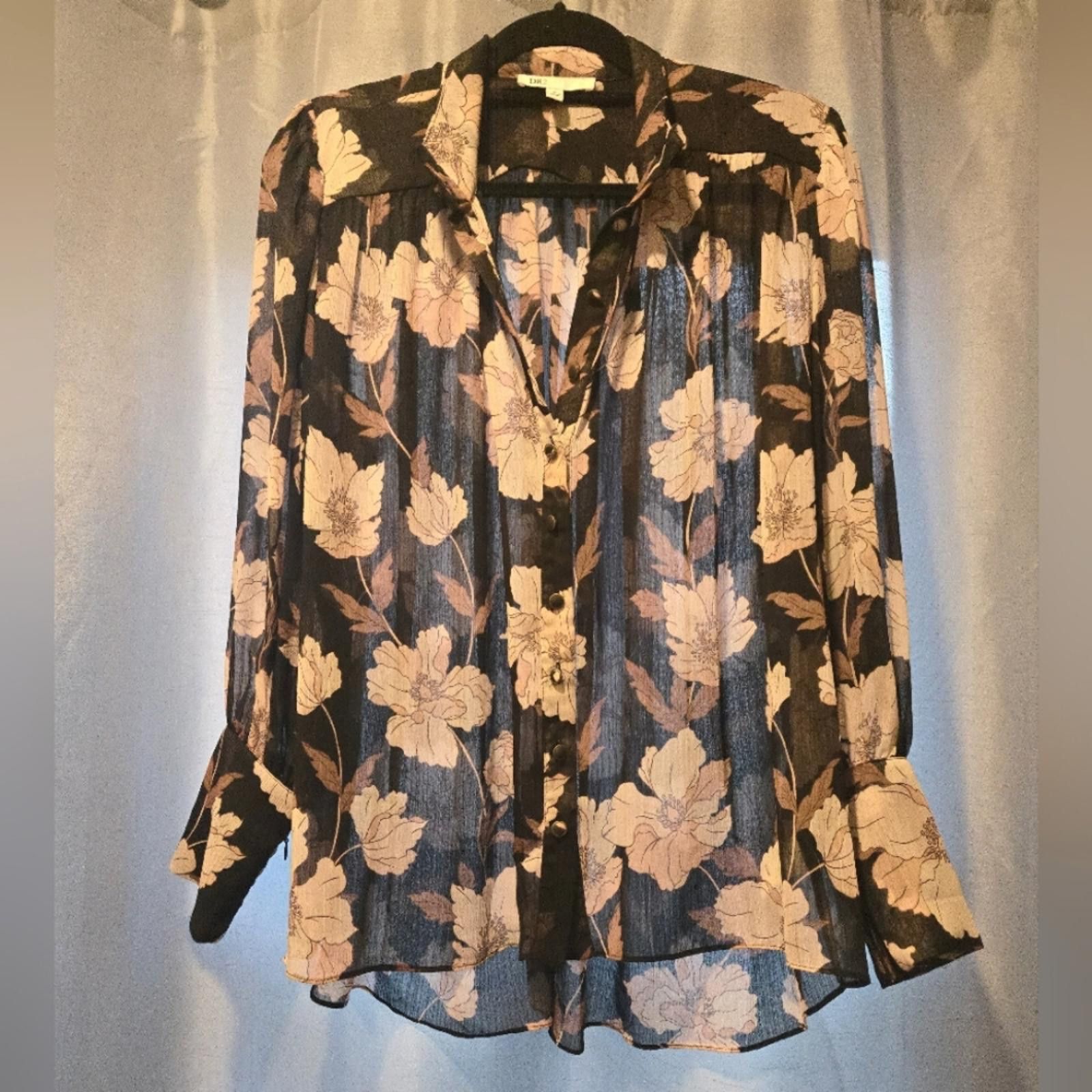 Designer DR2 Floral Blouse Size M / US 6-8 / IT 42-44 - 1 Thumbnail