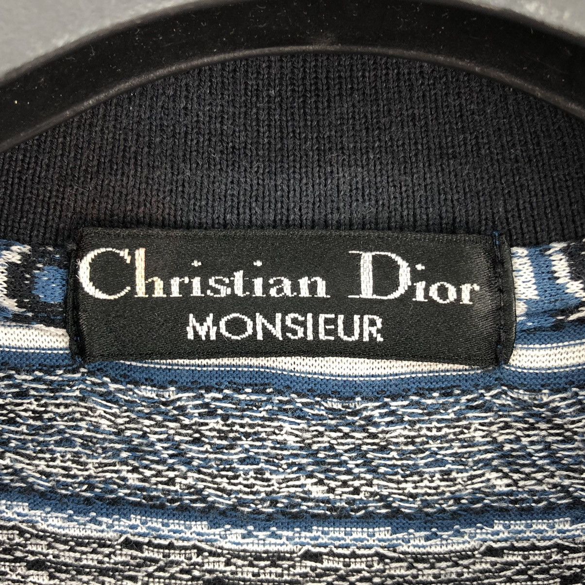 Christian Dior Monsieur Vintage 90's Christian Dior Monsieur Striped Polo T-Shirt Size US M / EU 48-50 / 2 - 14 Thumbnail