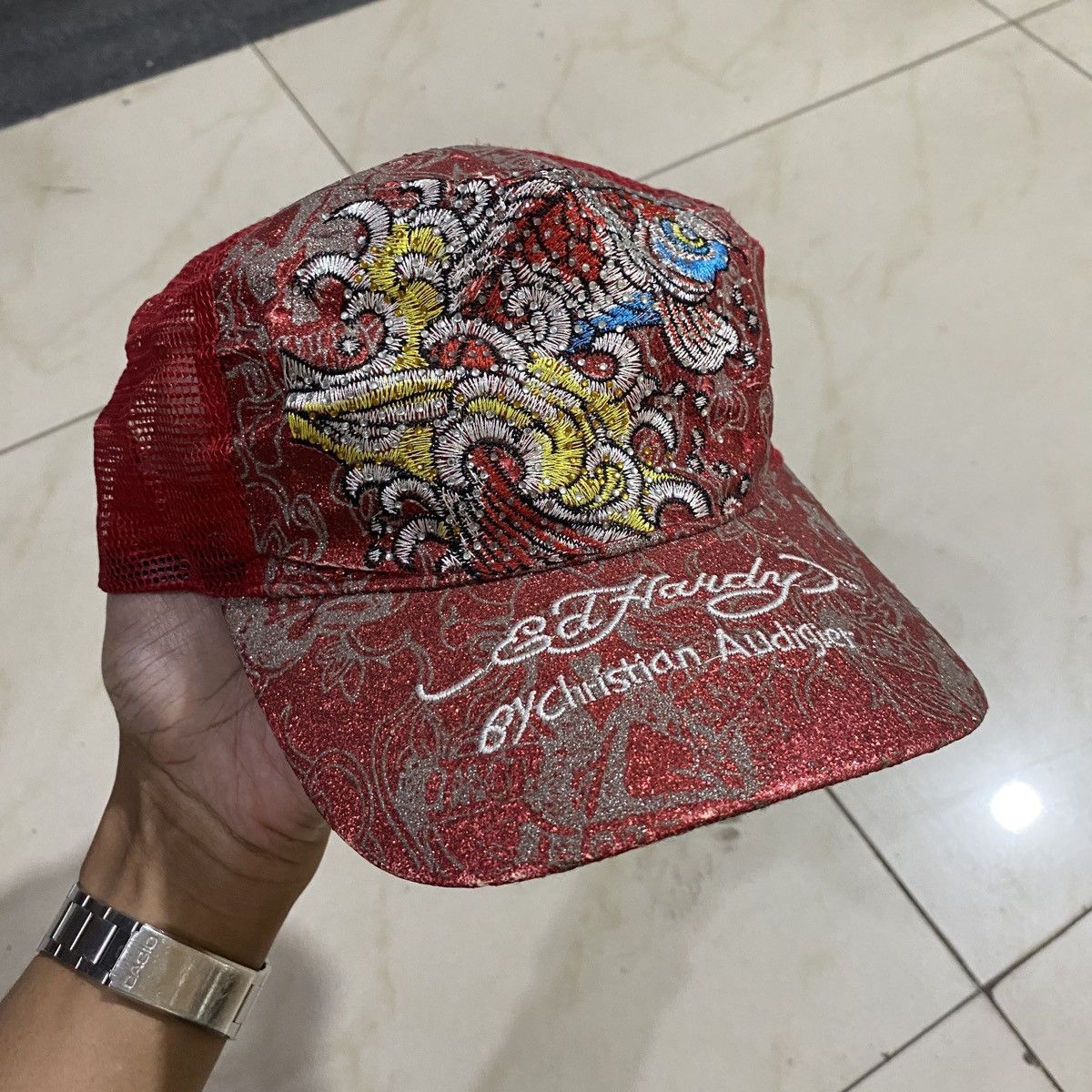 14th Addiction × Ed Hardy Vintage Deadstock Ed Hardy Trucker Hat Size ONE SIZE - 1 Thumbnail