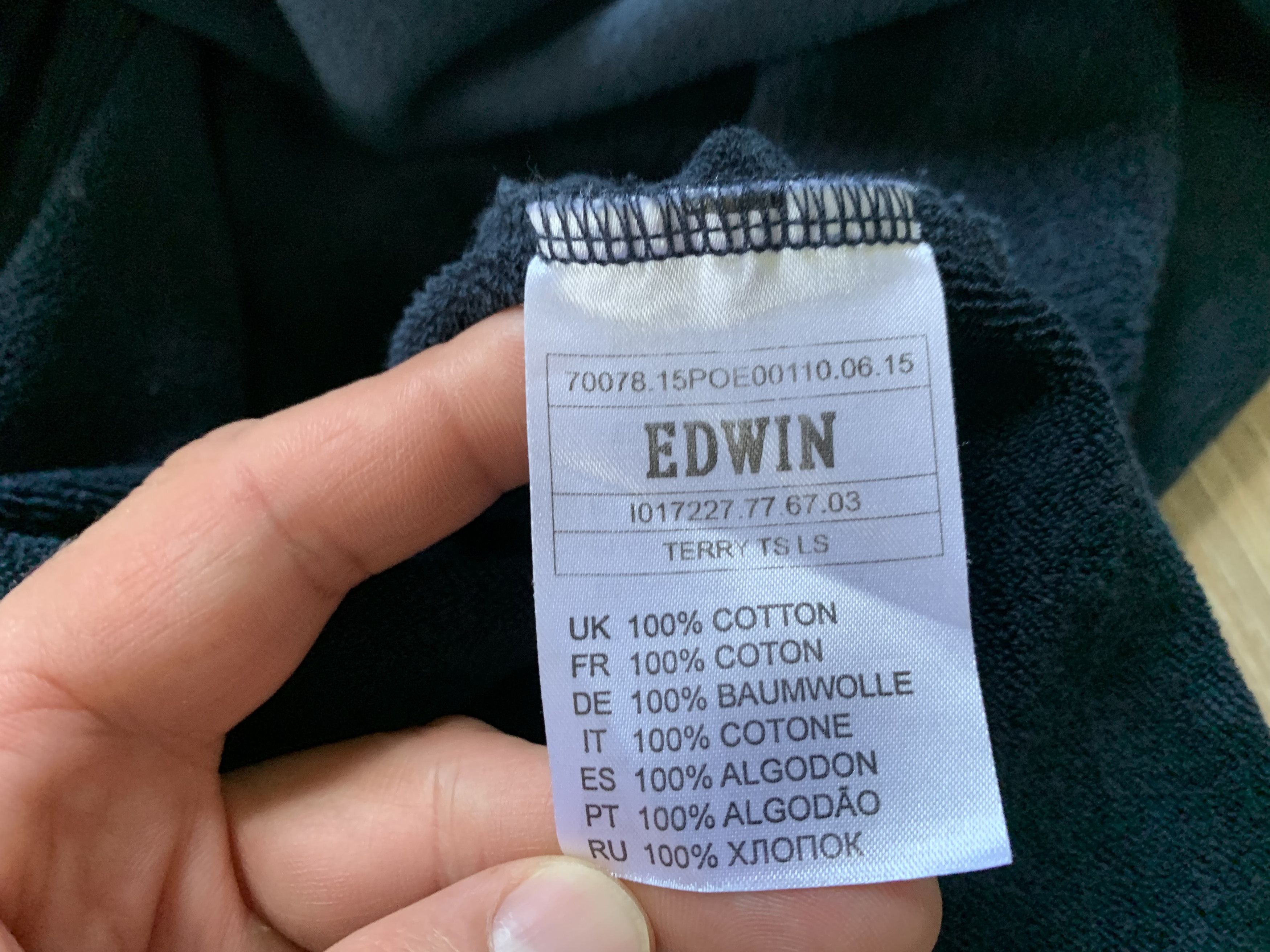 Edwin × Japanese Brand Edwin Sweatshirt Long Sleeve Shirt Size US L / EU 52-54 / 3 - 7 Thumbnail