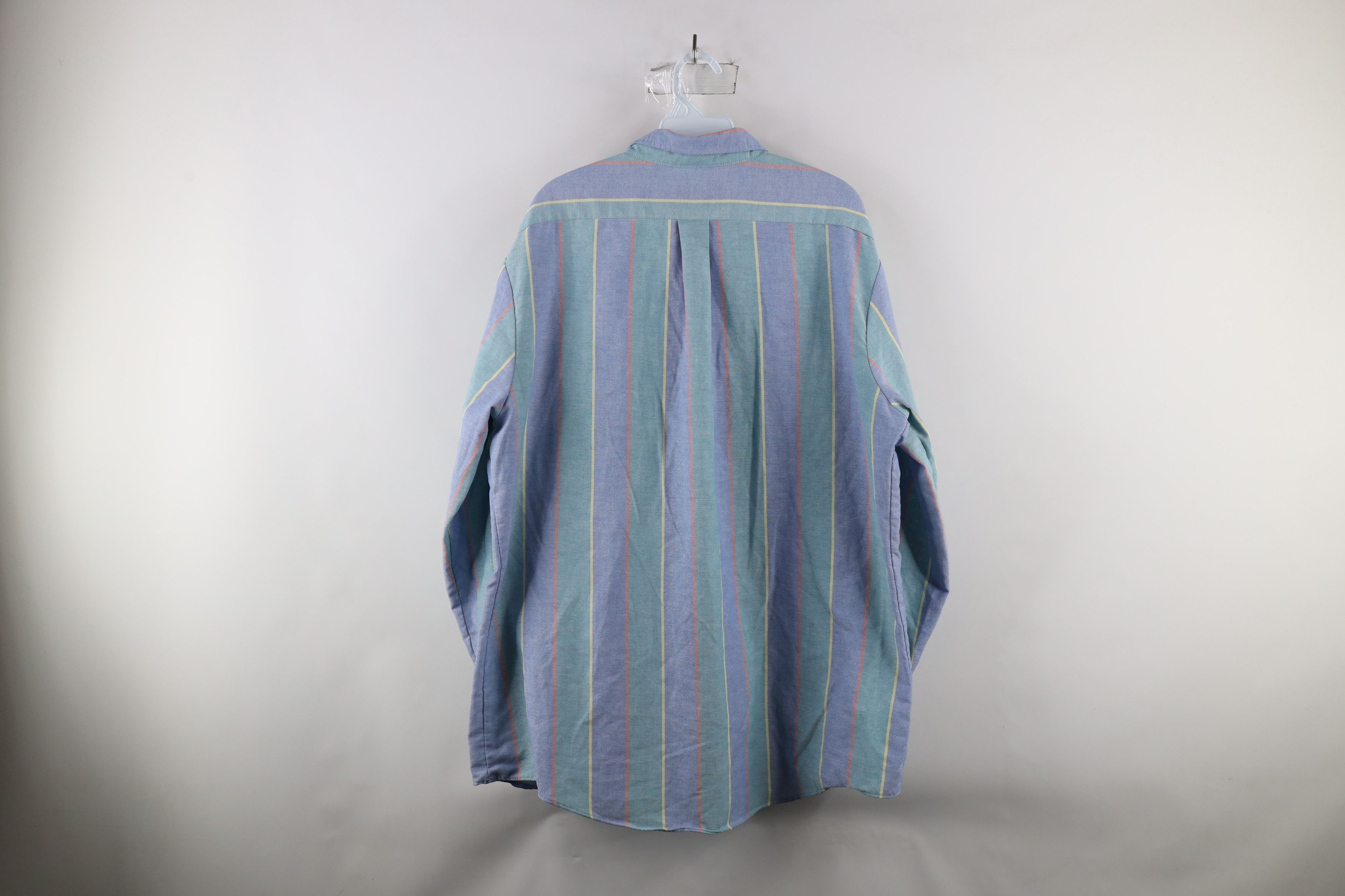 Vintage Vintage 90s Streetwear Striped Collared Button Down Shirt Size US XL / EU 56 / 4 - 6 Thumbnail