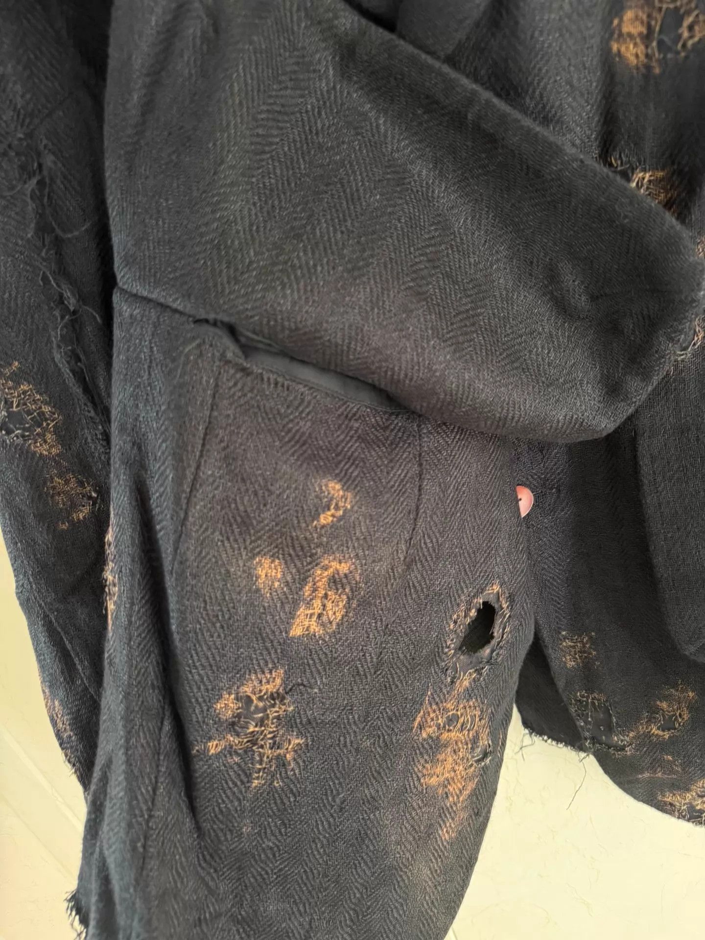 Other Pengtai Homme Destroyed Jacket 48 Size US M / EU 48-50 / 2 - 5 Thumbnail