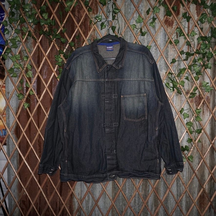 Vintage XL -Vintage Y2K bad boy records 2000s denim throwback jacket Size US XL / EU 56 / 4 - 1 Thumbnail