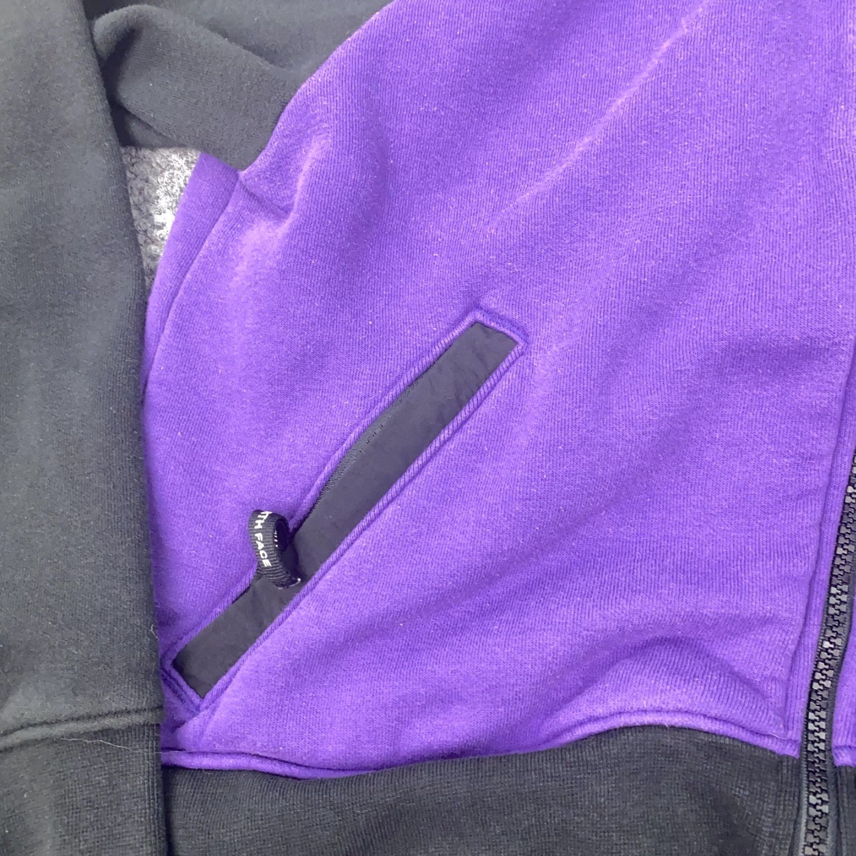 The North Face North Face Jacket Womens Large Purple Black Full Zip Fleece Outdoor Sweatshirt Size L / US 10 / IT 46 - 6 Thumbnail