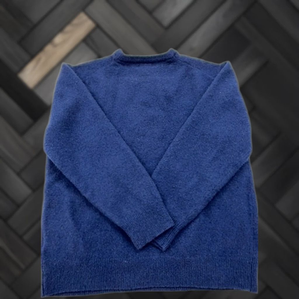 Kappa Robe di Kappa Men’s Navy Blue Crewneck Knit Sweater Large Logo Shirt Size US L / EU 52-54 / 3 - 1 Thumbnail
