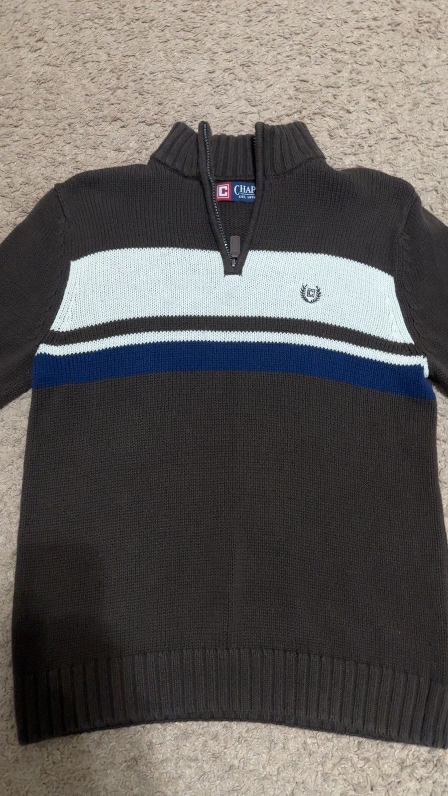Chaps × Vintage Chaps Vintage Knitted Half-zip sweater Size Small used Size US S / EU 44-46 / 1 - 2 Thumbnail