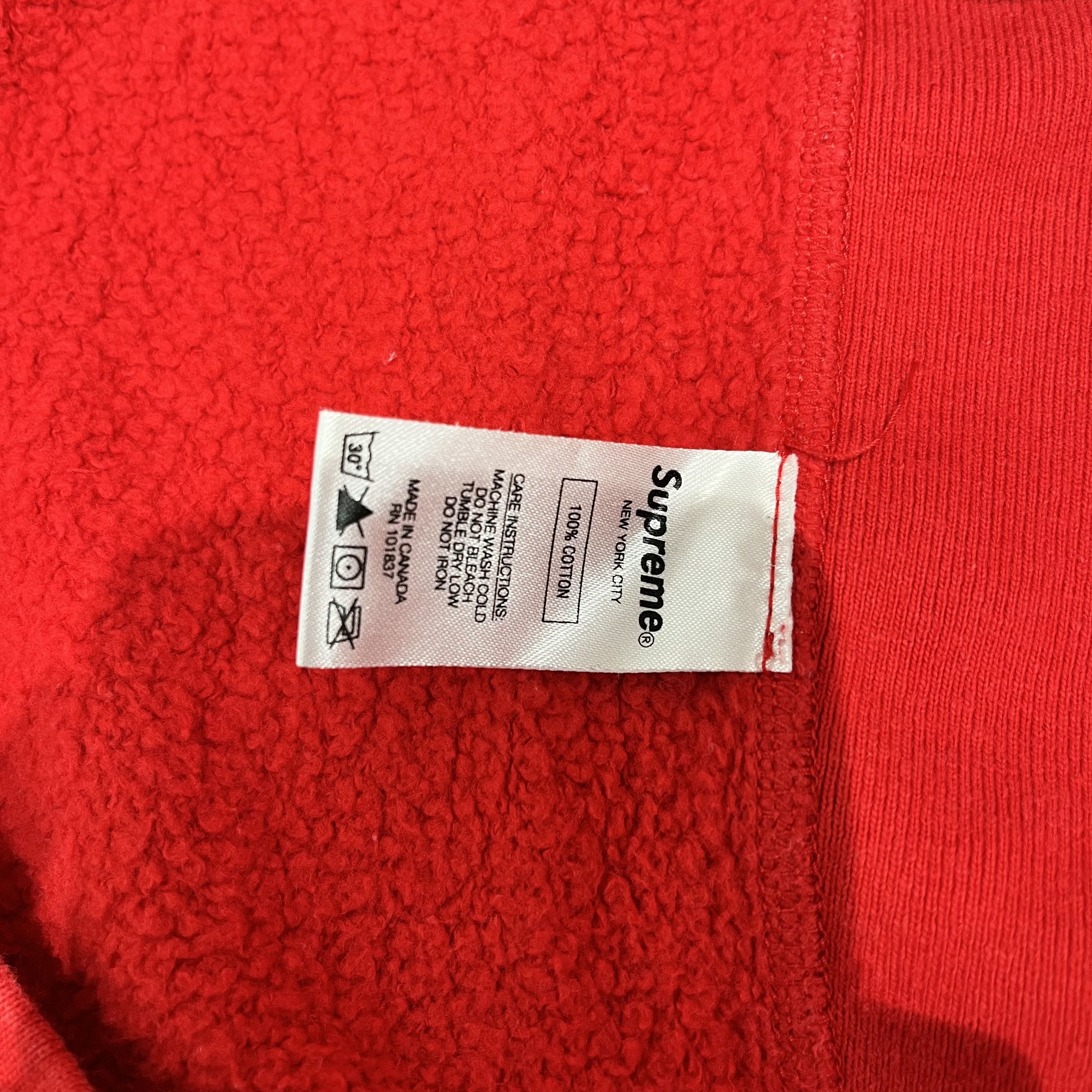 Supreme Supreme Kaws Chalk Box Logo Hoodie Red (SS21) Size US M / EU 48-50 / 2 - 8 Thumbnail