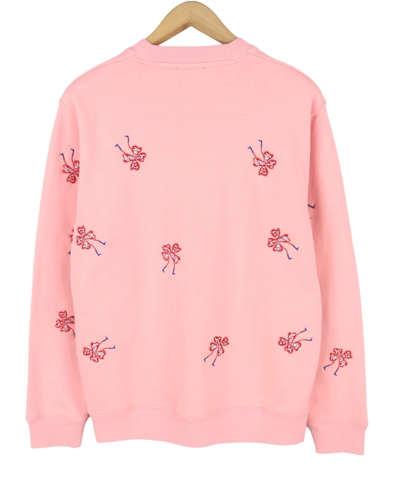 Scotch & Soda M Pink Embroidered Crew Collar Long Sleeve 91030 Size US M / EU 48-50 / 2 - 4 Thumbnail
