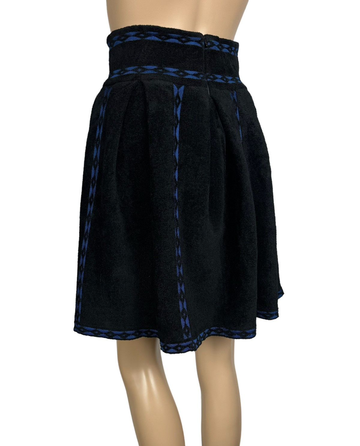 Maje Maje PARIS Jerome Jacquard-Pattern Pleated Mini Skirt size 2 Size 30" / US 8 / IT 44 - 6 Thumbnail