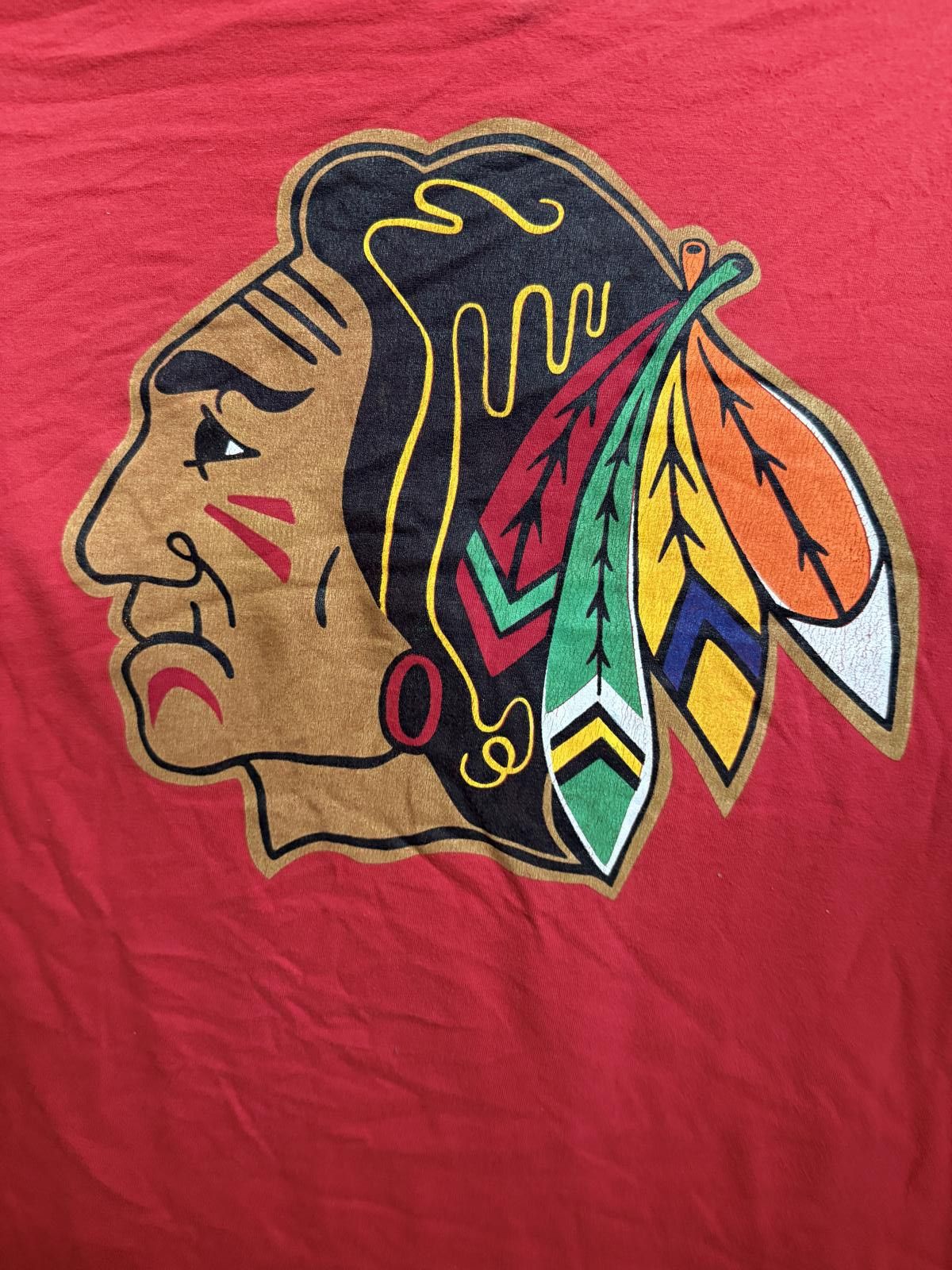 Designer NHL Chicago Blackhawks T-shirt Jersey Hockey V-Neck L Size US L / EU 52-54 / 3 - 3 Thumbnail