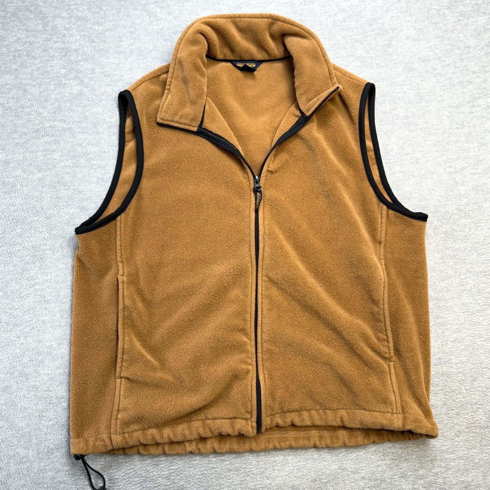 Vintage VINTAGE Woolrich Vest Mens Large Carmel Brown Fleece Full Zip Lightweight Outdoors Gorp Size US L / EU 52-54 / 3 - 2 Thumbnail