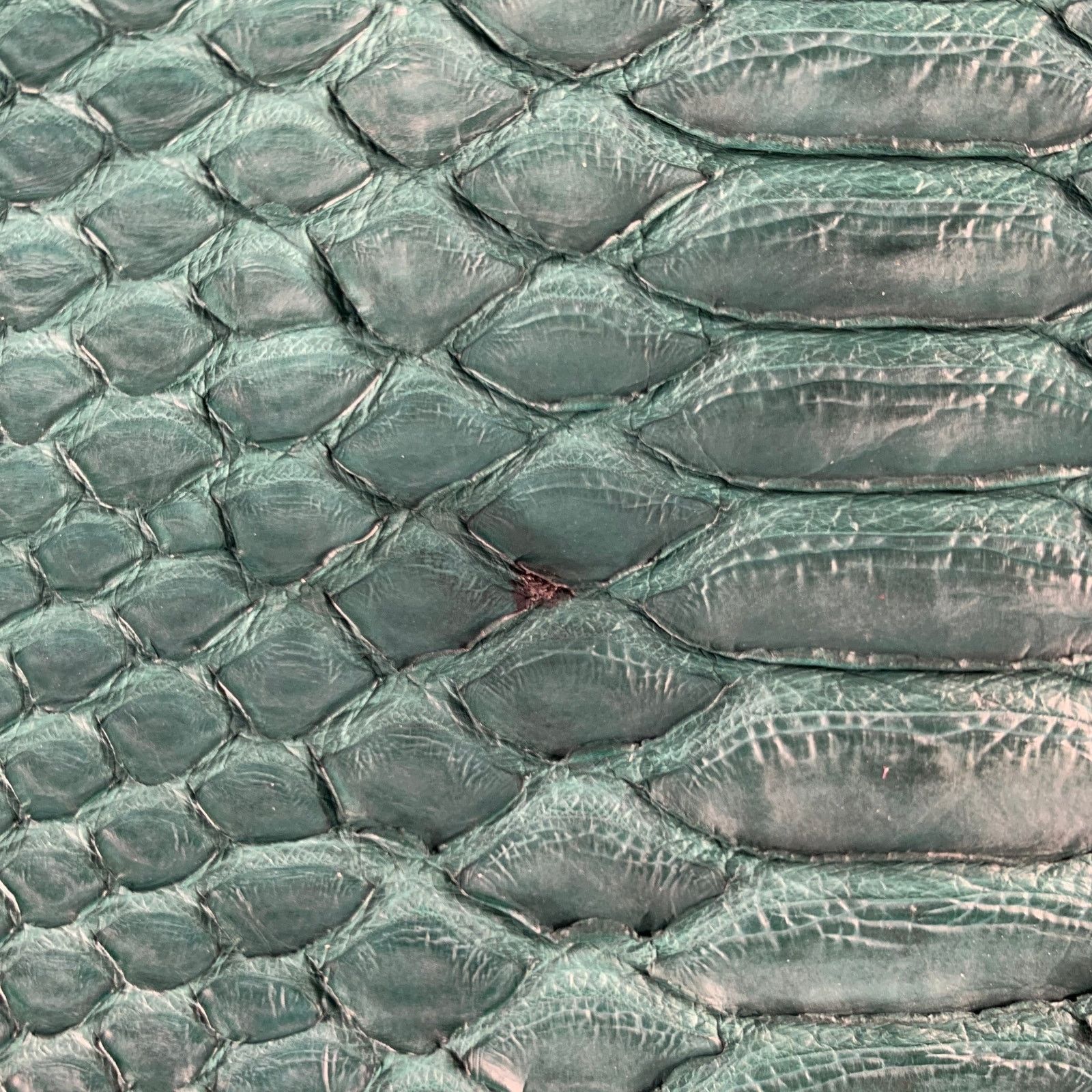 Other Green Snakeskin Leather Cross Body Handbag Size ONE SIZE - 6 Thumbnail