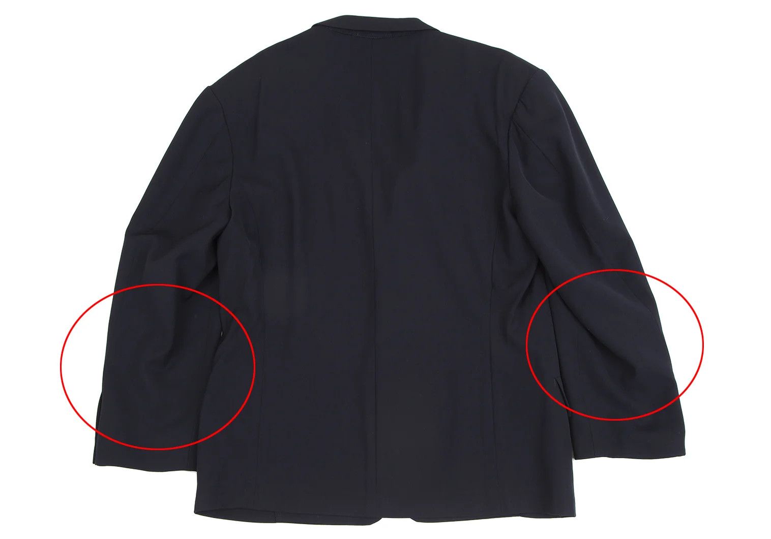 Yohji Yamamoto Yohji Yamamoto Wool Gabardine Jacket Navy S Size US S / EU 44-46 / 1 - 15 Thumbnail