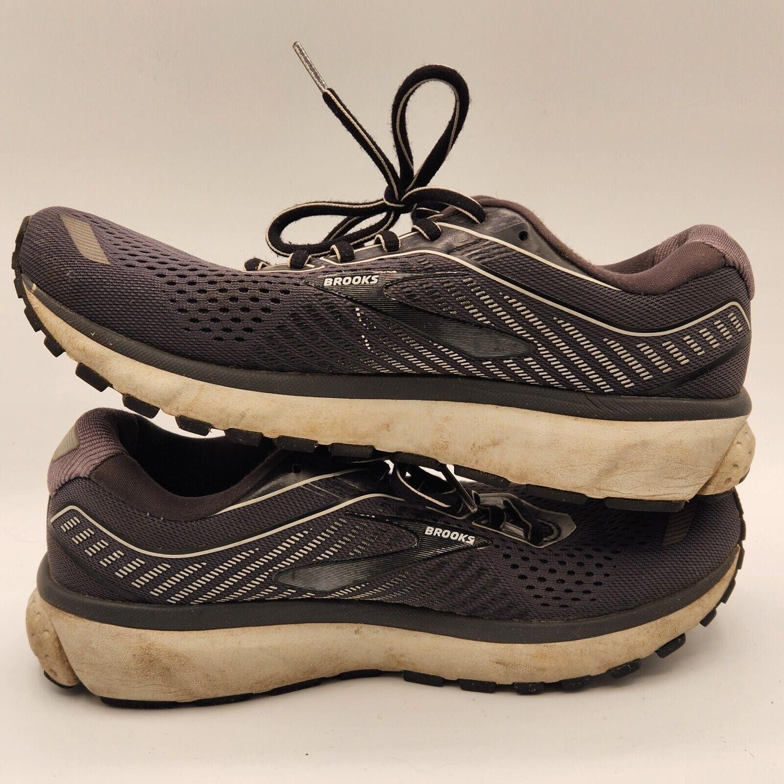 Brooks Womens Brooks Ghost 12 Running Shoes Gray Size 7.5 Size US 7.5 / IT 37.5 - 10 Thumbnail