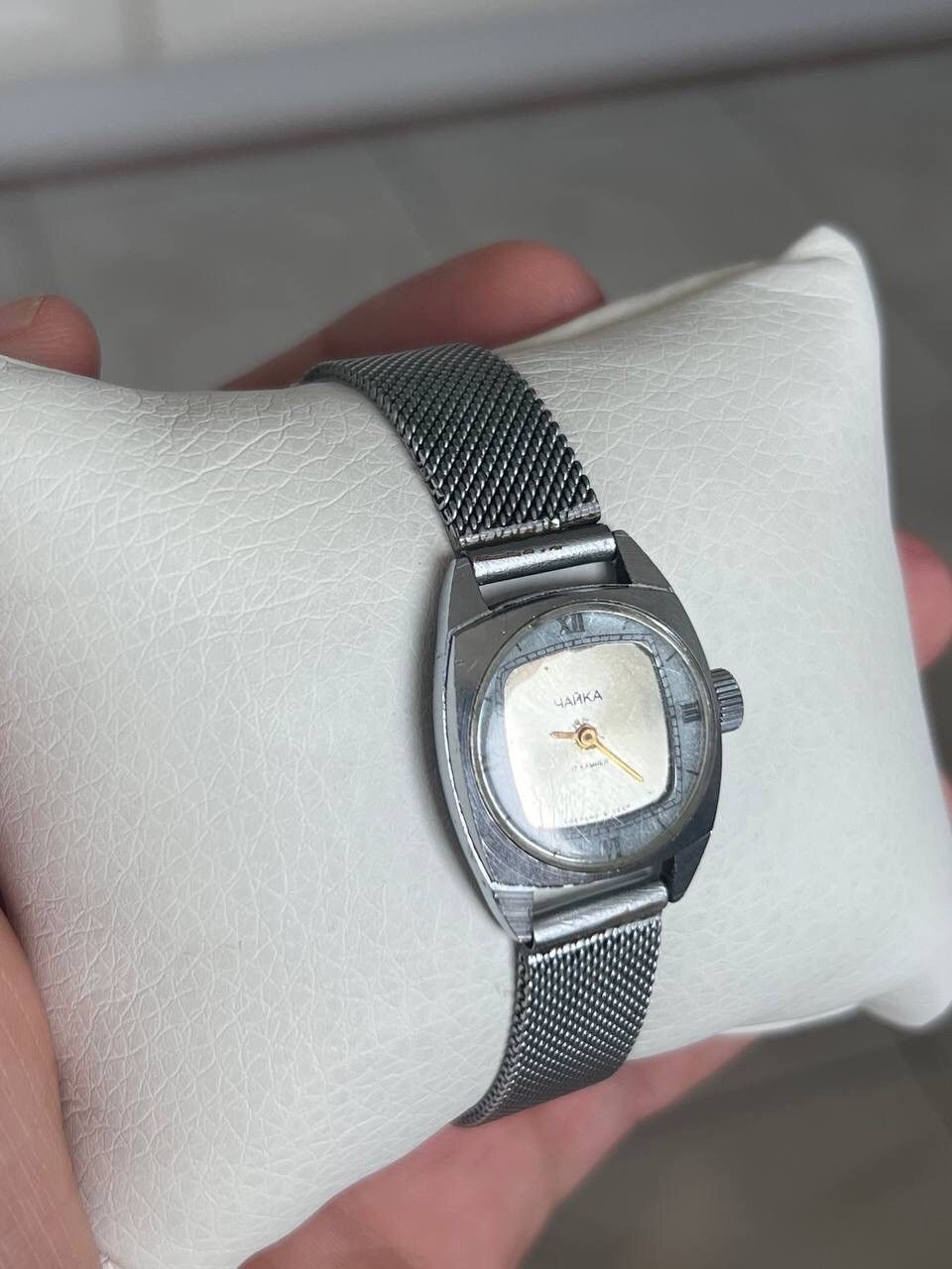 Designer × Vintage USSR 70s 80s Automatic Wrist Watch Vintage Rare Full Steel Size 36 - 2 Thumbnail