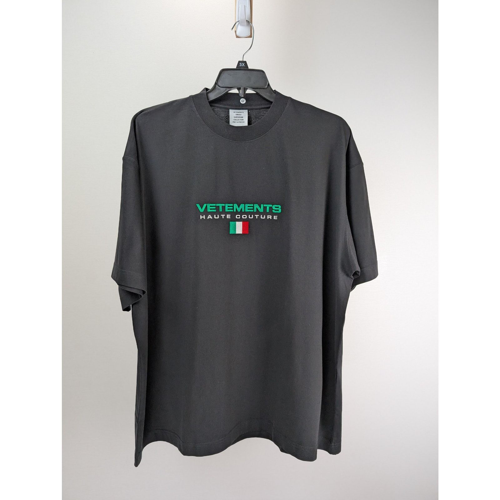 Vetements o1rshd1 Haute Couture France T-Shirt in Black Size US M / EU 48-50 / 2 - 7 Thumbnail