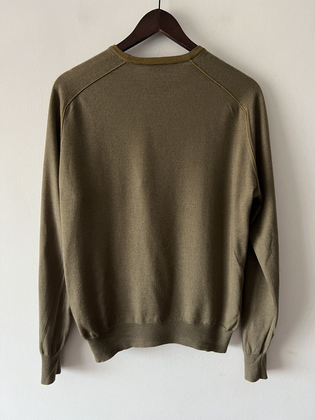 Loro Piana 🔥🔥 Loro Piana Green Cashmere Sweater Size US L / EU 52-54 / 3 - 2 Thumbnail