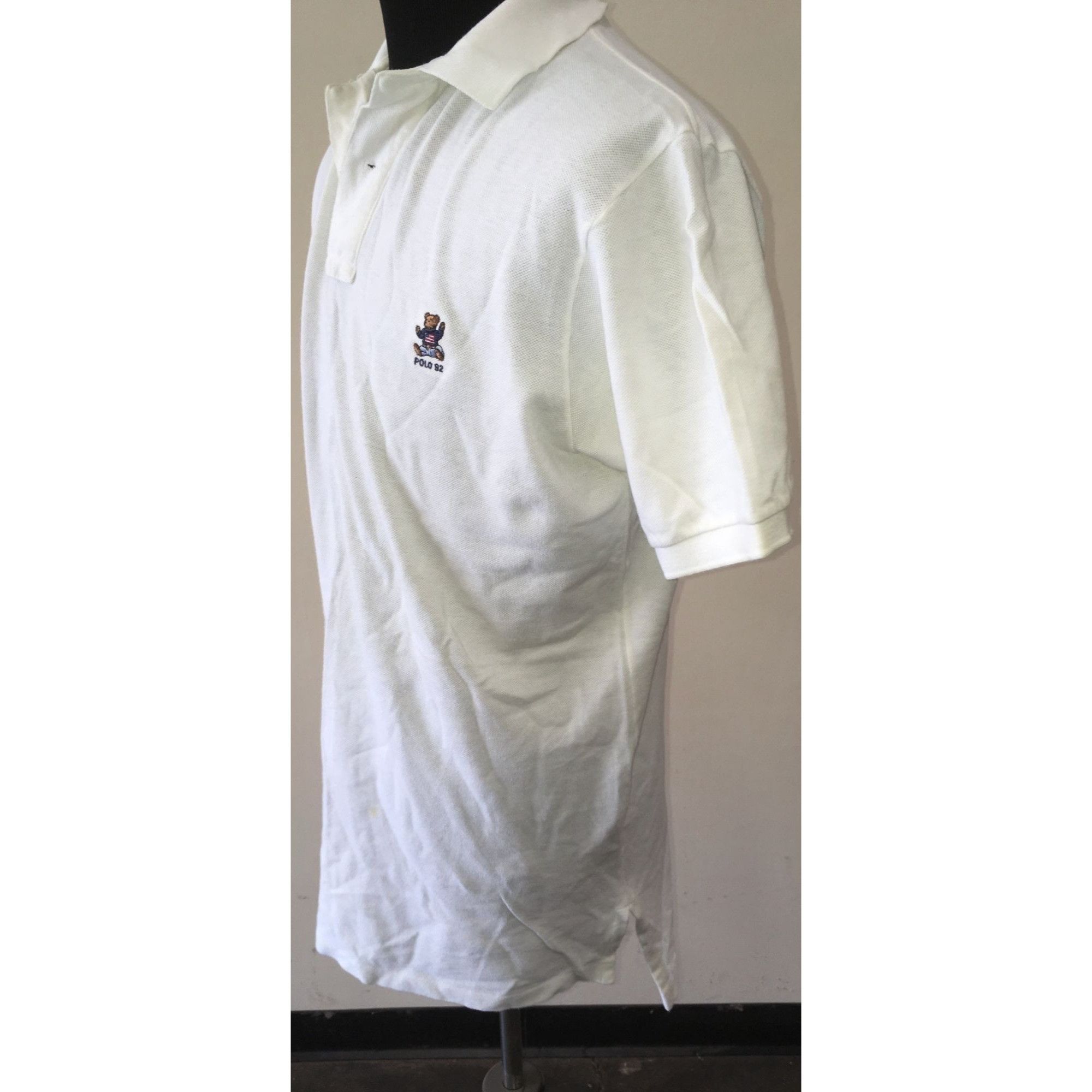 Polo Ralph Lauren Men's Polo Ralph Lauren White Collared Shirt Size Medium Size US M / EU 48-50 / 2 - 7 Thumbnail