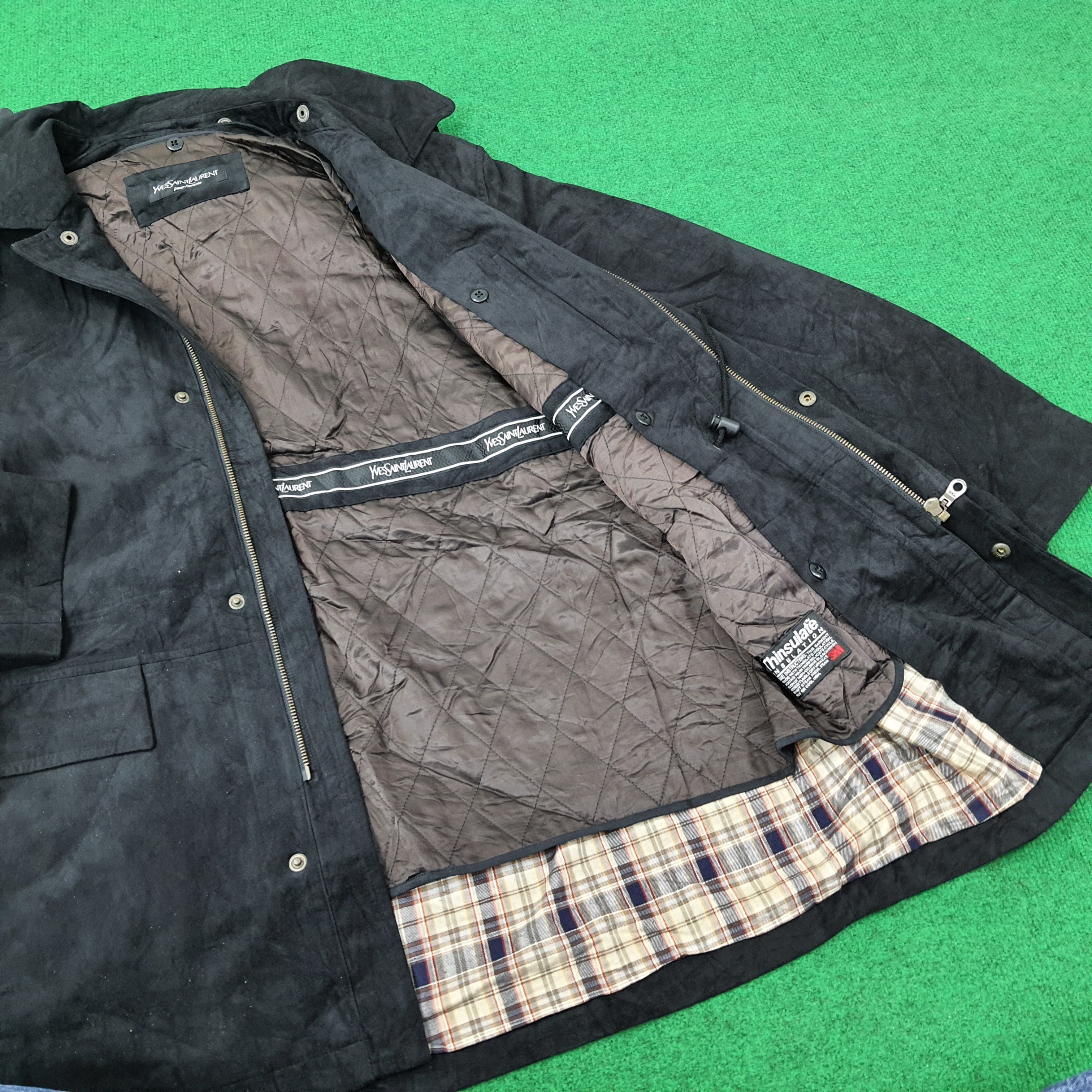 Yves Saint Laurent Vintage Yves Saint Laurent YSL Jacket with Hoodie C250N18 Size US L / EU 52-54 / 3 - 6 Thumbnail