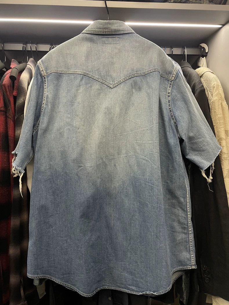Saint Laurent Paris Saint Laurent Paris Make old denim shirts-2506 Size US XXL / EU 58 / 5 - 4 Thumbnail