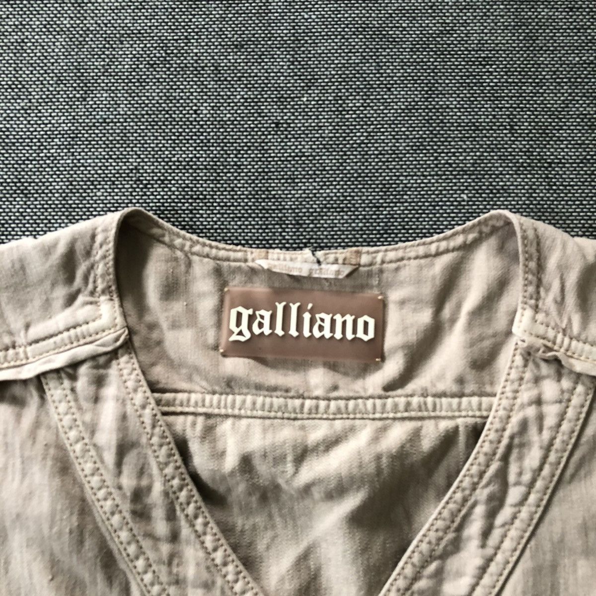 John Galliano GALLIANO Rare Utility Pockets Fishing Vest Size XS / US 0-2 / IT 36-38 - 9 Thumbnail