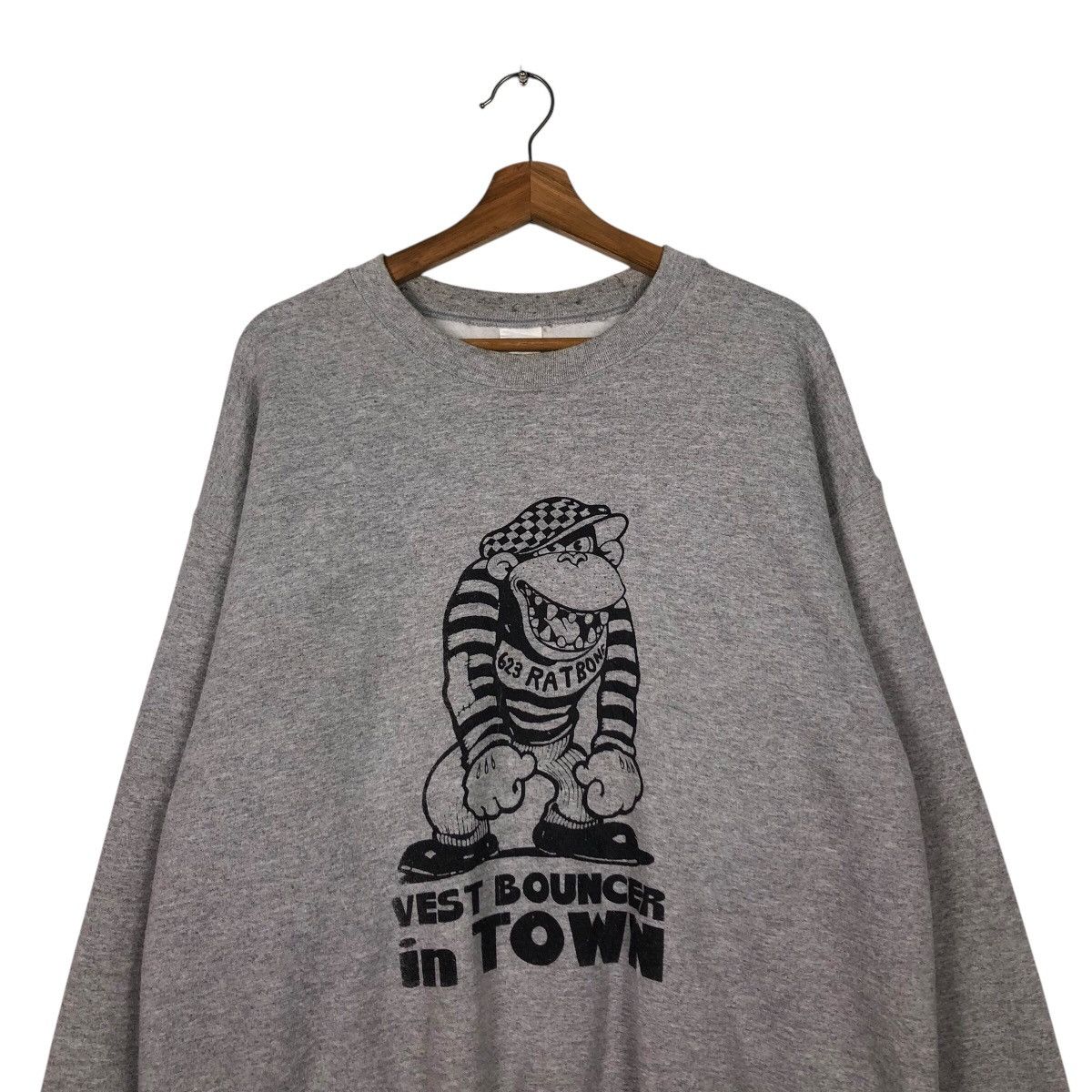 Cartoon Network × Japanese Brand 📌Vintage Sweatshirt Streetwear Vest Bouncer In Town Size US L / EU 52-54 / 3 - 4 Thumbnail