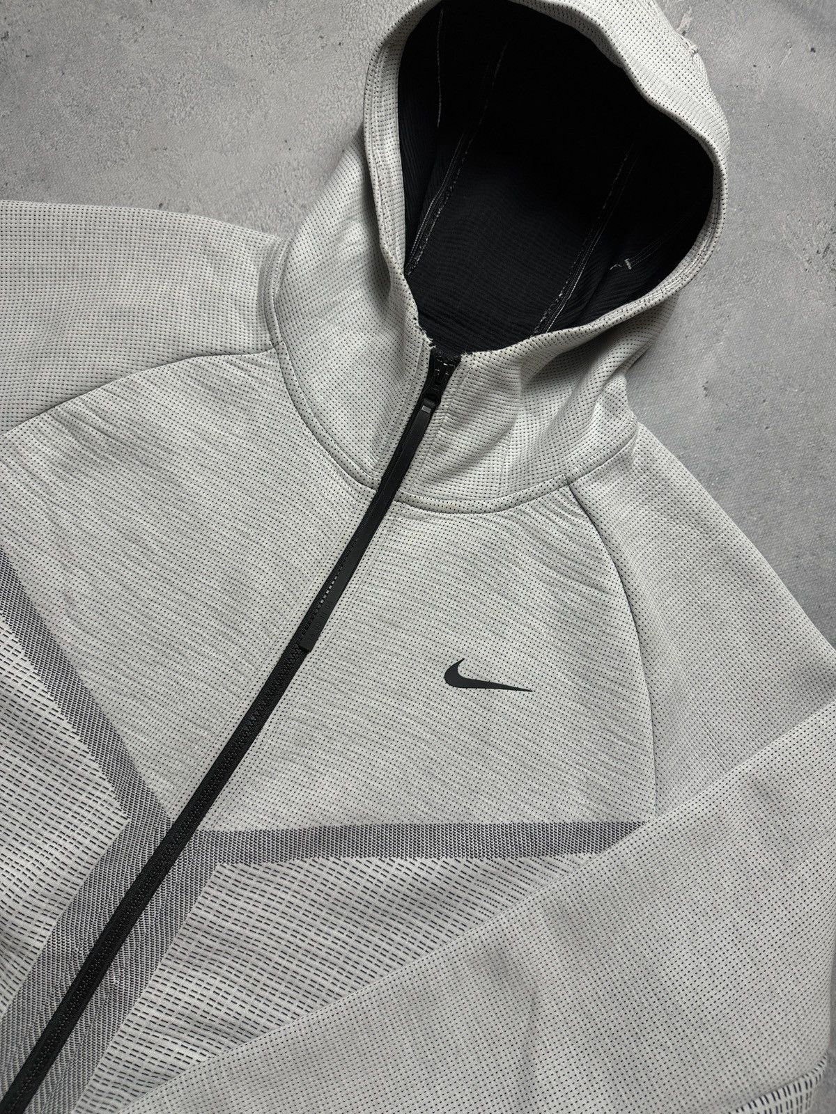 Nike Nike Hooded Jacket Zip Up Tech Fleece Hoodie Drill y2k Ziper Size US XL / EU 56 / 4 - 5 Thumbnail