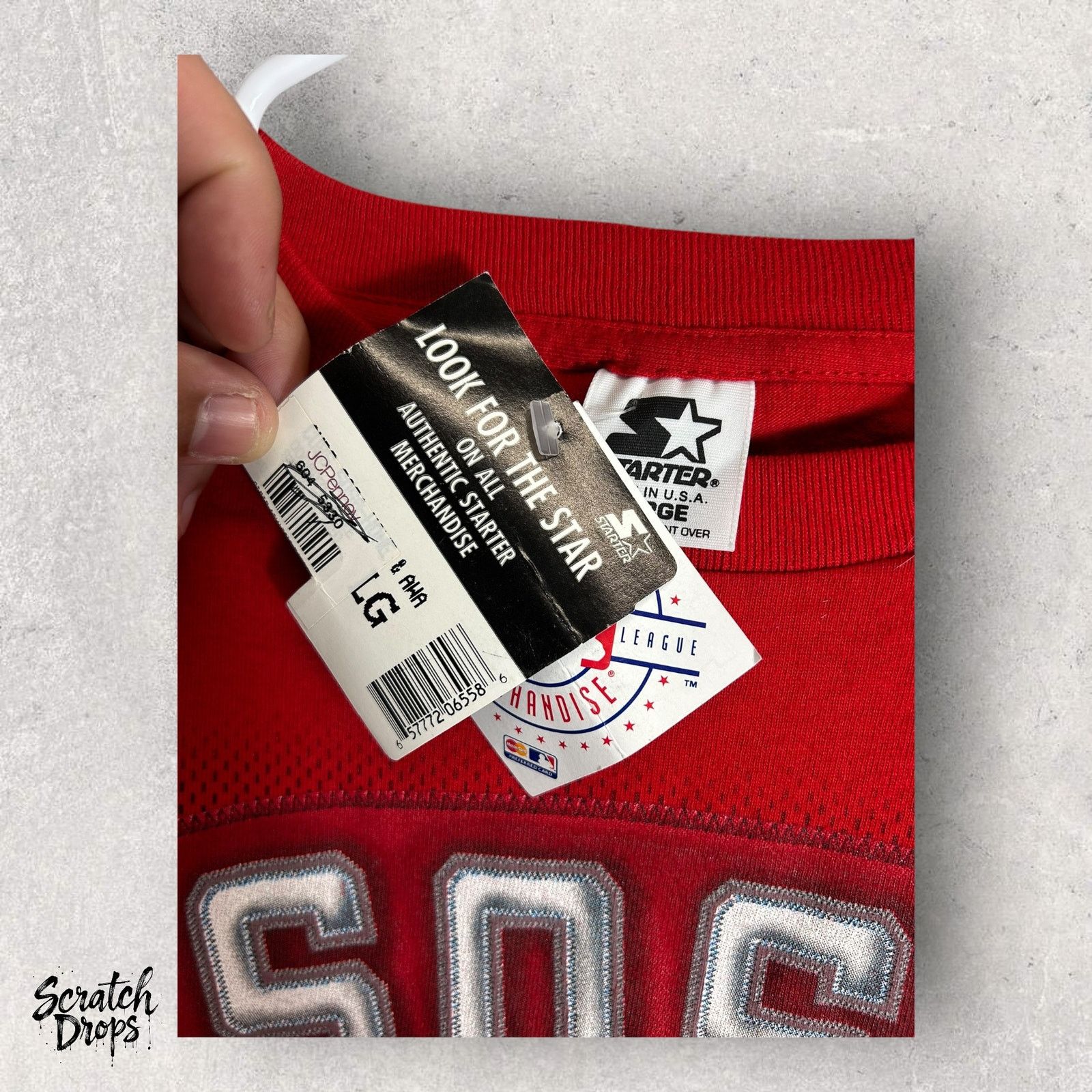 Starter Vintage NWT 90s Starter MLB Sammy Sosa Chicago Cubs AOP 1999 Size US L / EU 52-54 / 3 - 5 Thumbnail