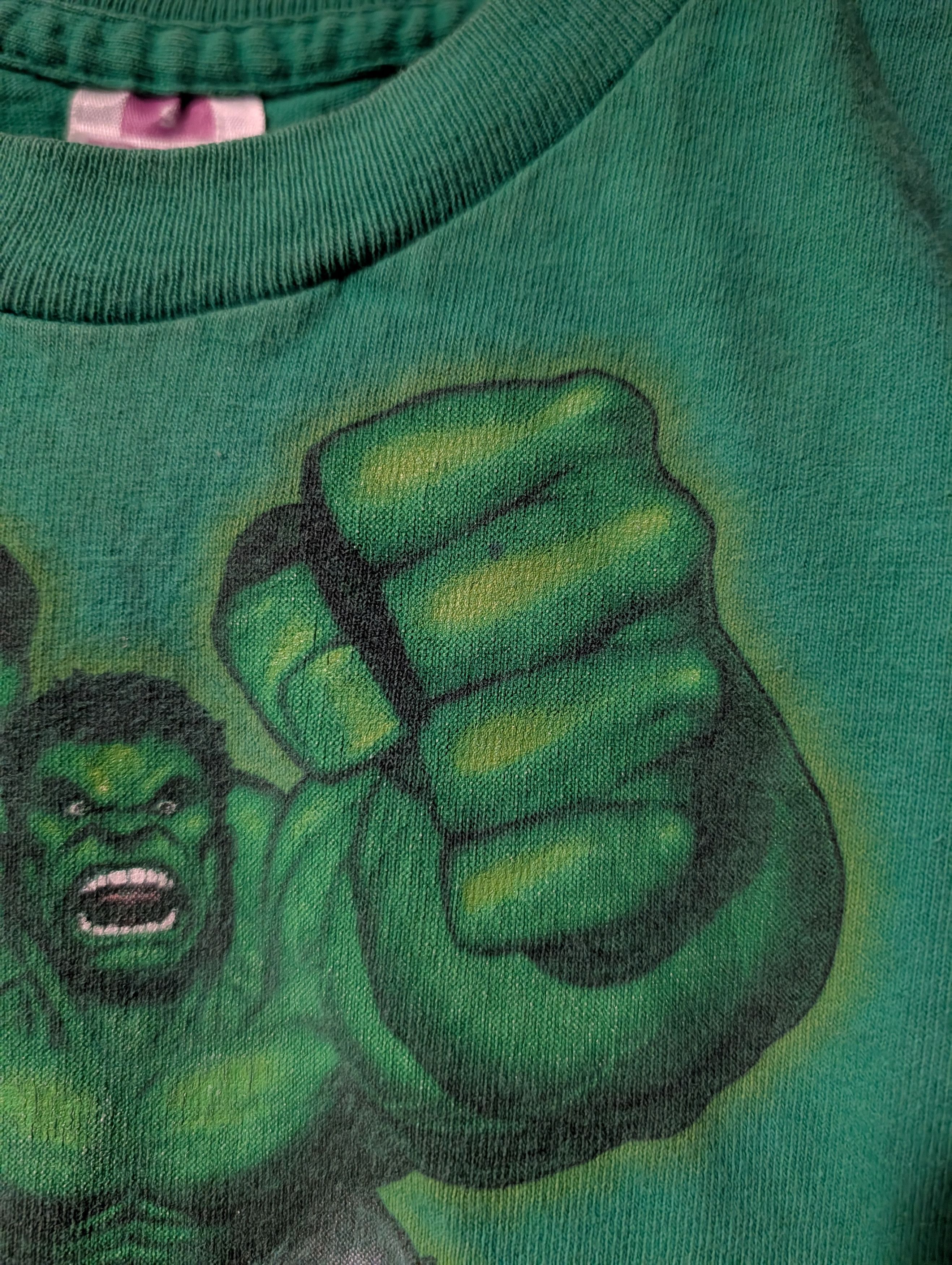 Marvel Comics Vtg Y2K 2003 Marvel Hulk Kids T-Shirt Youth Small Green Size US S / EU 44-46 / 1 - 7 Thumbnail