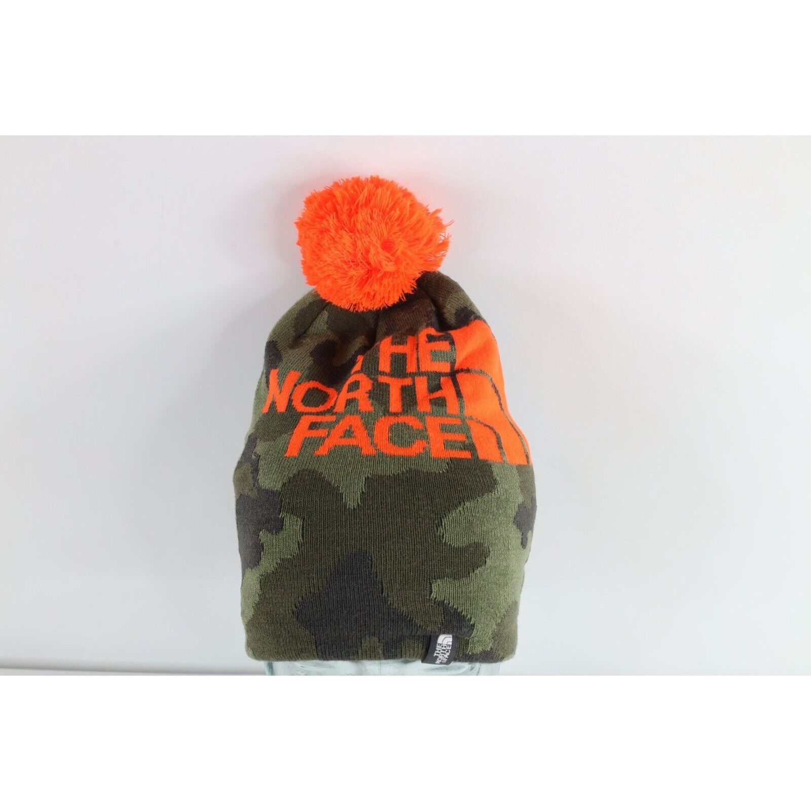 The North Face × Vintage Vintage The North Face Big Logo Camouflage Beanie Hat Size ONE SIZE - 1 Thumbnail