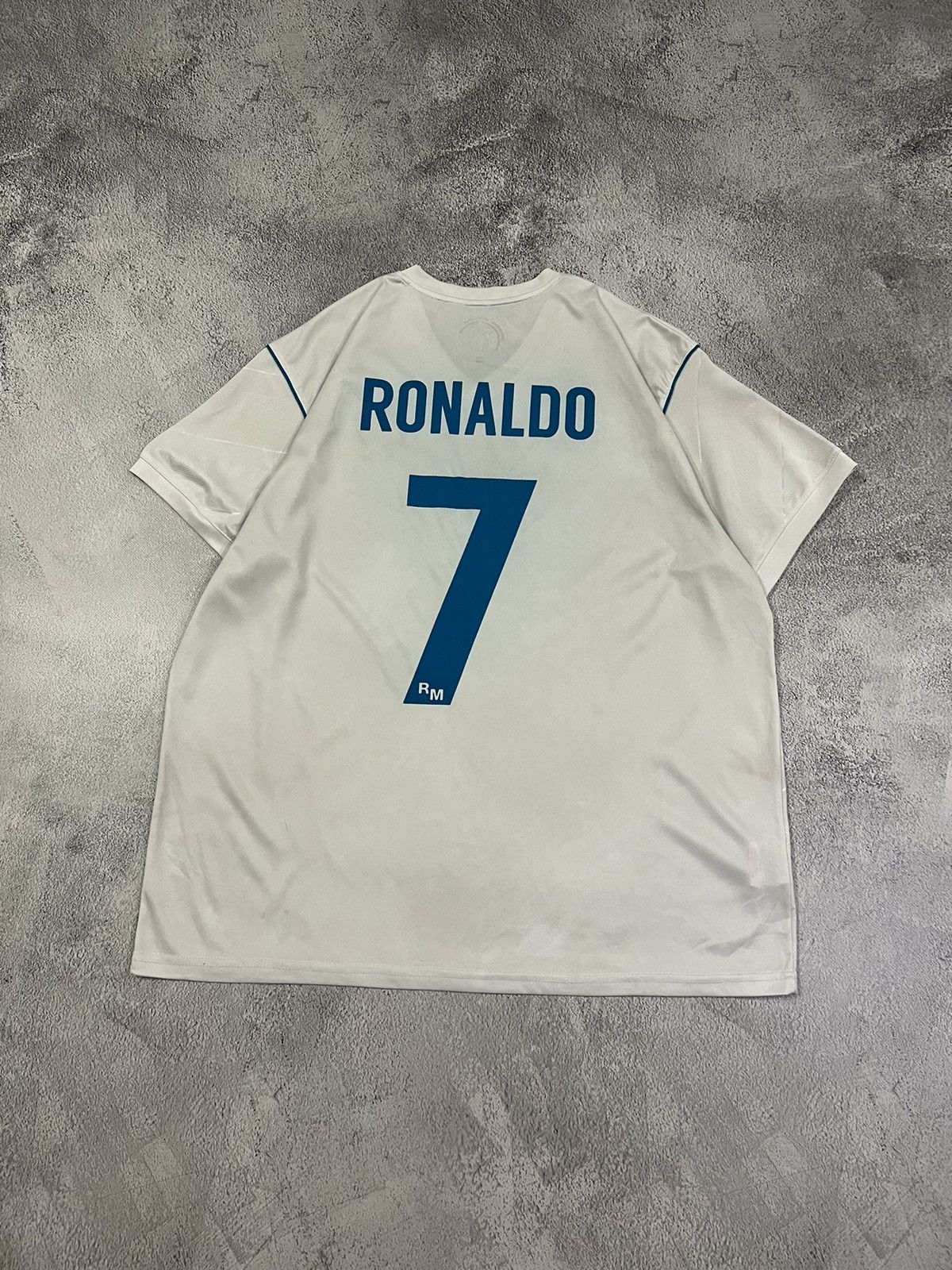 Vintage Vintage Y2k Real Madrid Ronaldo 7 Soccer Jersey Size US XXL / EU 58 / 5 - 2 Thumbnail