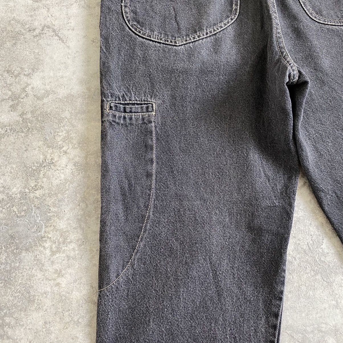 Marithe + Francois Girbaud 2000’s MFG Relaxed Fit Ash Grey Work Denim Jeans Size US 32 / EU 48 - 15 Thumbnail