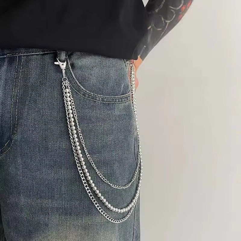 Other Punk Hip Hop beaded pants chain Size ONE SIZE - 1 Thumbnail