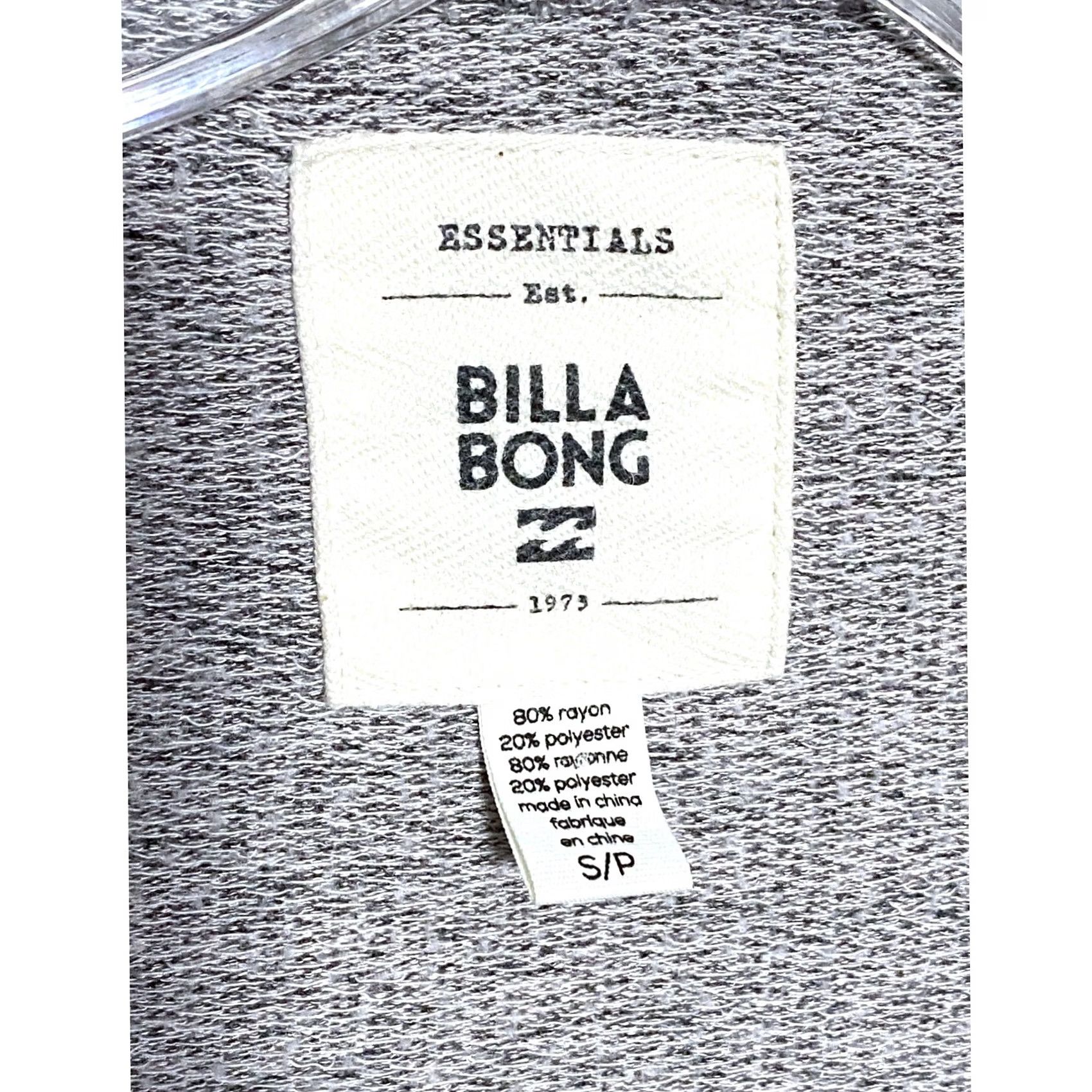 Billabong Billabong Cardigan Womens S Open Front Boho Chic Flowy Cozy Pockets Gray Knit Layered Size S / US 4 / IT 40 - 4 Thumbnail