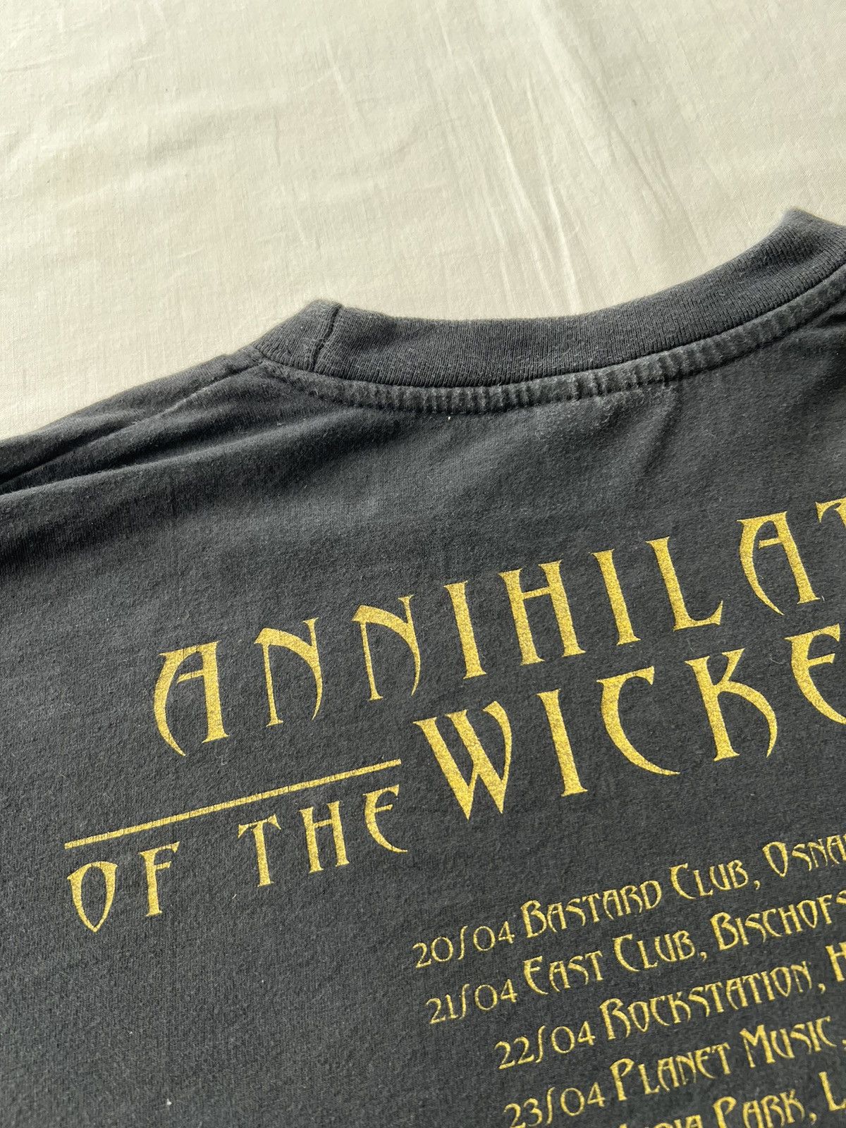Band Tees Vintage 2006 Nile Annihilation of the Wicked Long Sleeve Size US XL / EU 56 / 4 - 15 Thumbnail