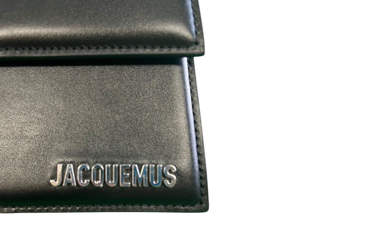 Jacquemus Jacquemus Grand Bambino Crossbody Handbag Silver Lettering Size ONE SIZE - 6 Thumbnail