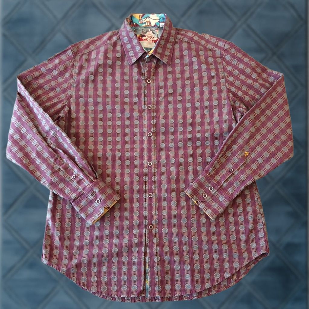 Robert Graham Robert Graham Shirt Mens Large Multicolor Geometric Long Sleeve Button-Up Size US L / EU 52-54 / 3 - 1 Thumbnail