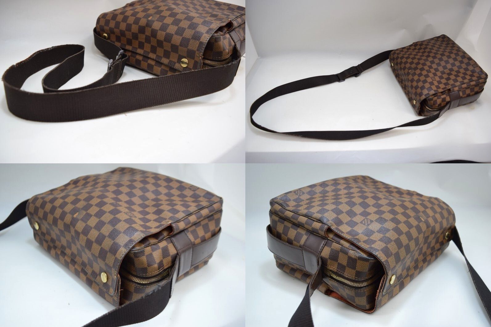 Louis Vuitton LV Naviglio Crossbody Bag Damier Ebene Canvas N45255 Size ONE SIZE - 5 Thumbnail