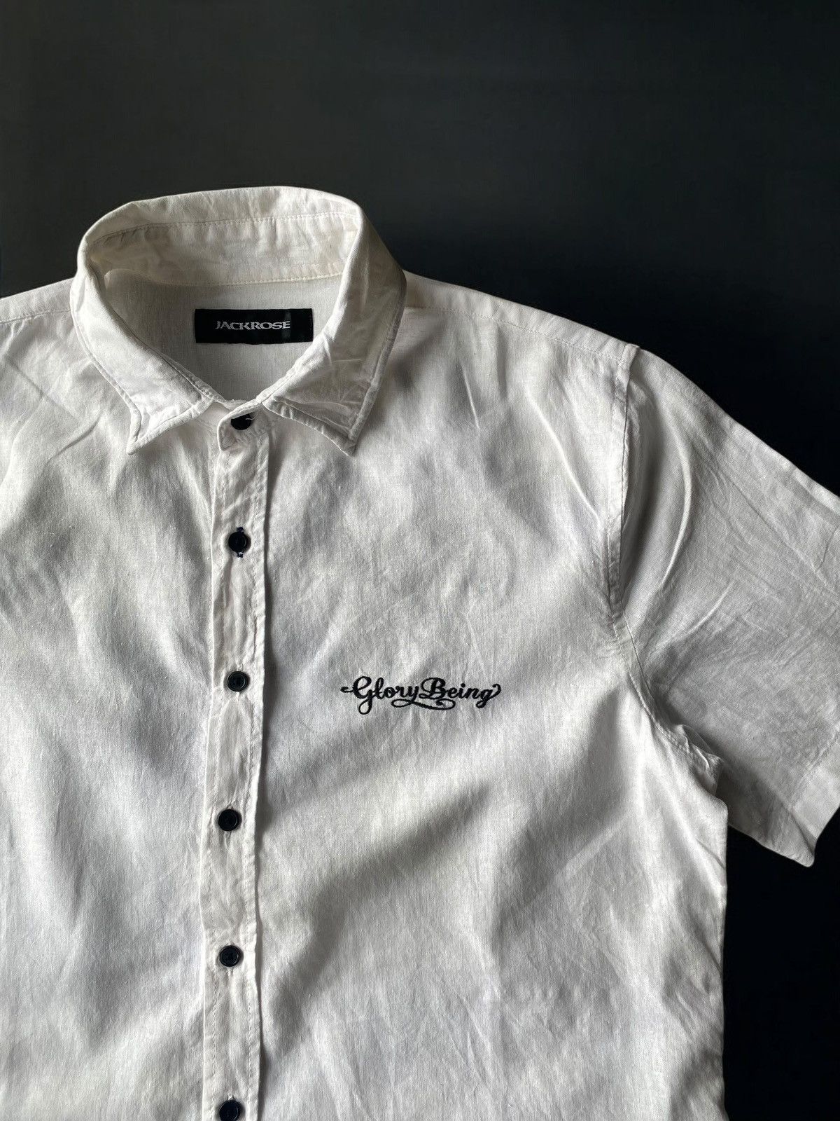 If Six Was Nine × Japanese Brand × Le Grande Bleu (L.G.B.) JACKROSE EMBROIDERY SHIRT BUTTON UP Size US M / EU 48-50 / 2 - 4 Thumbnail