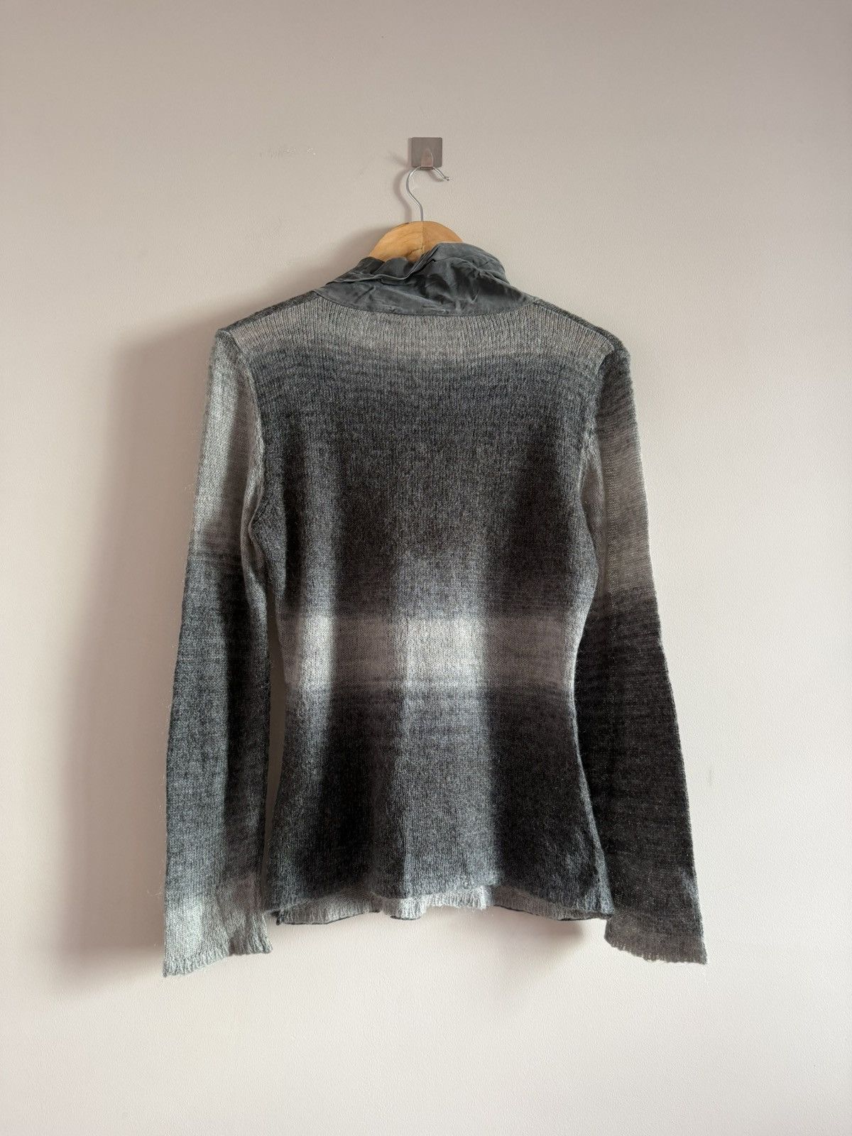 Vintage Gradient Mohair Knit Sweater with Scarf Detail Size M / US 6-8 / IT 42-44 - 6 Thumbnail