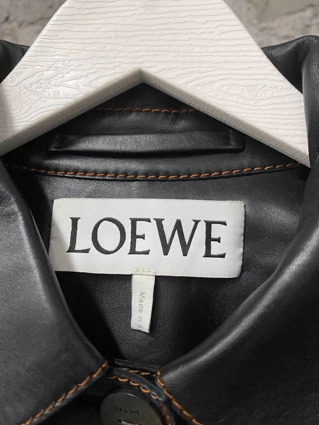 Loewe LOEWE Lambskin Leather Jacket - yw Size XS / US 0-2 / IT 36-38 - 4 Thumbnail
